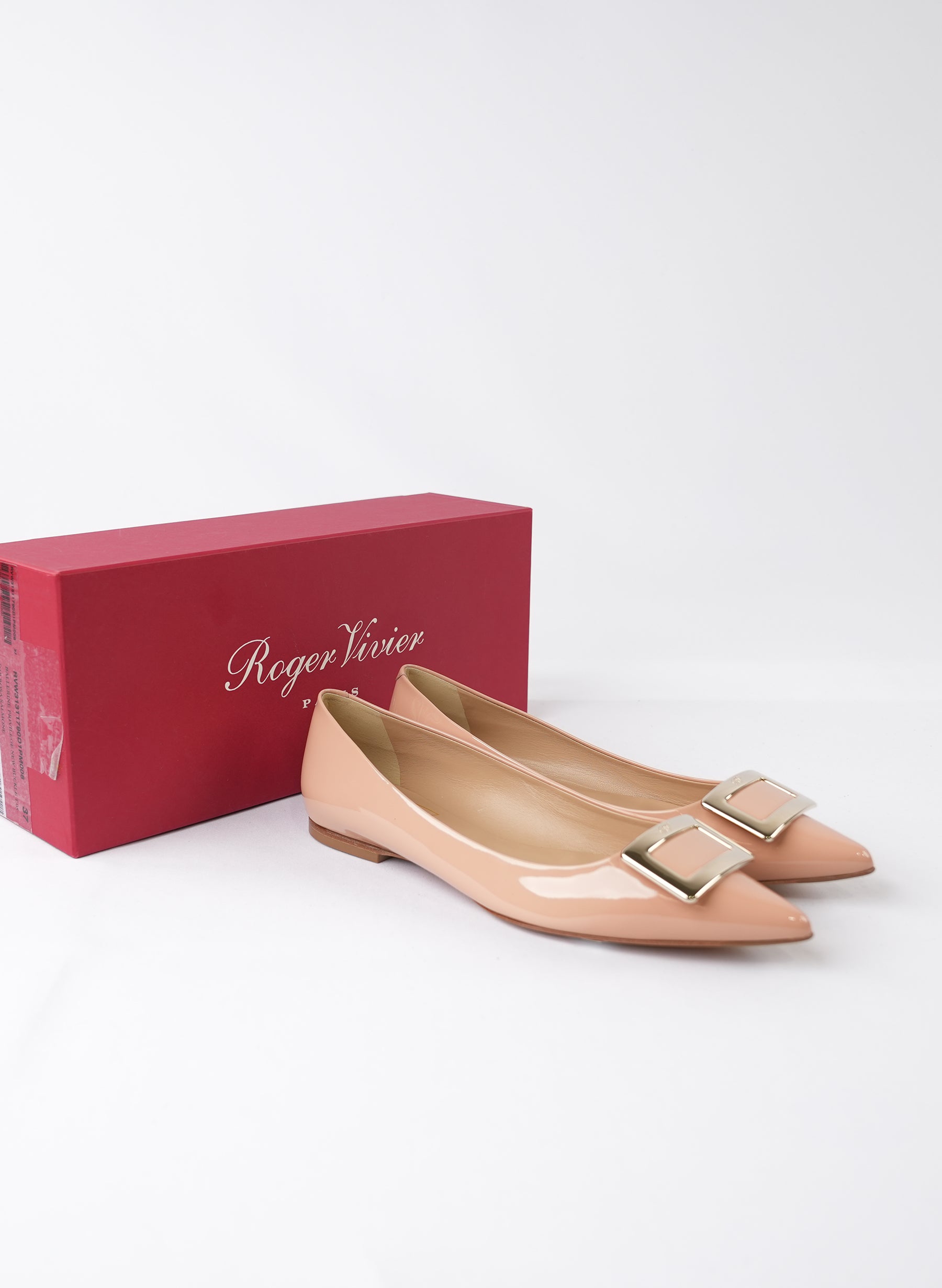 Roger Vivier Leather Ballet Flats