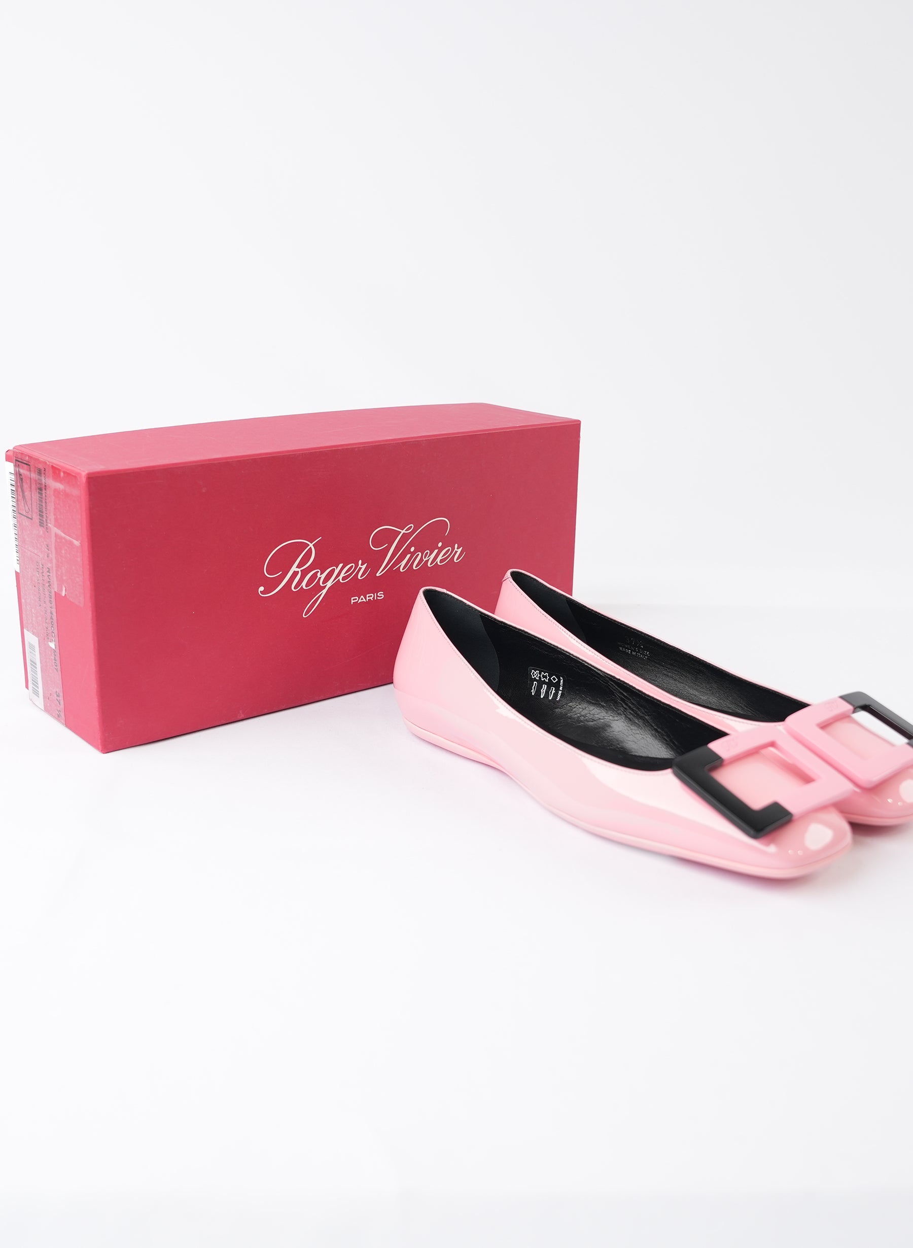 Roger Vivier Two-Tone Buckle Flats