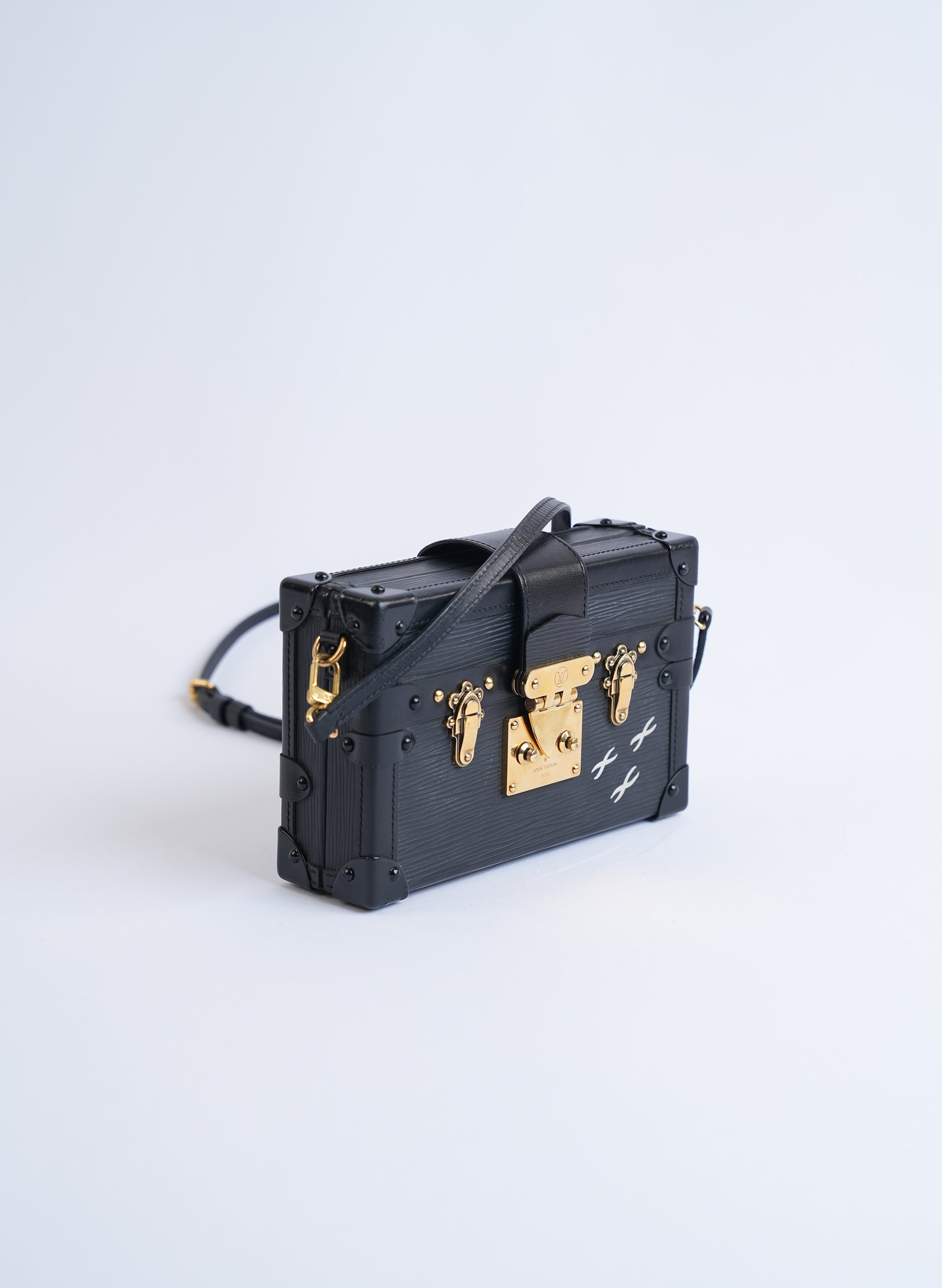 Louis Vuitton Petite Malle Epi Leather Bag