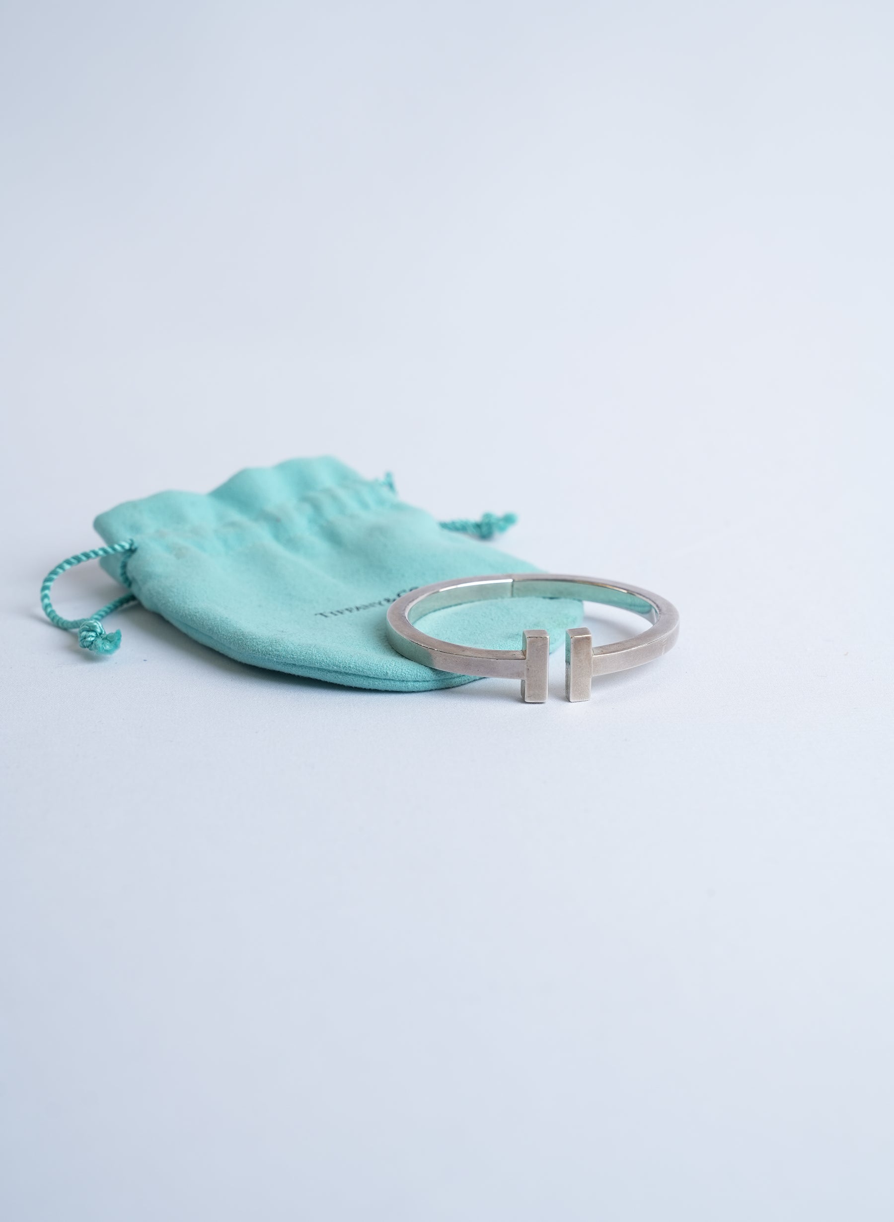 Tiffany & Co Sterling Silver T Square Bracelet