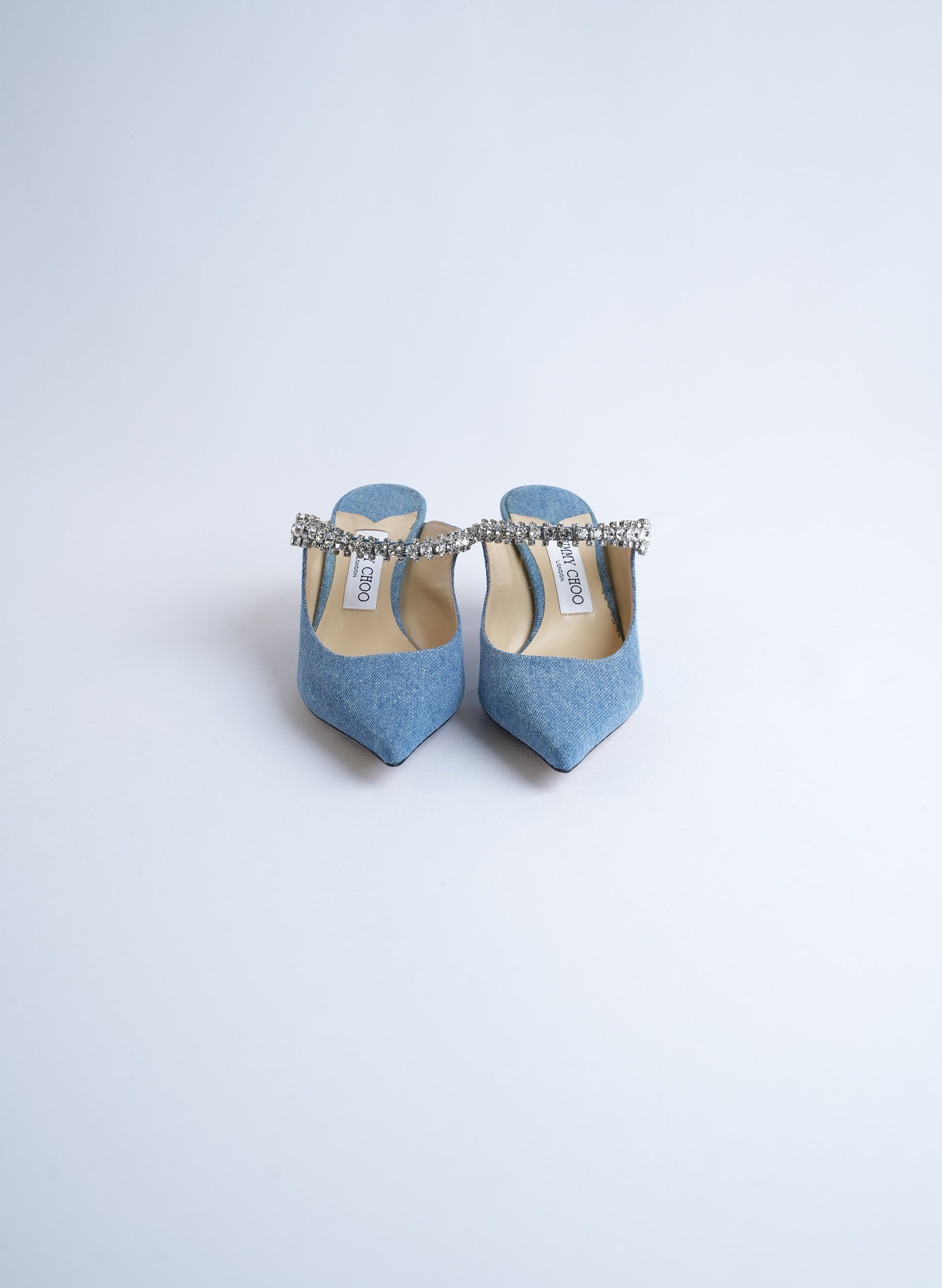 Jimmy Choo Crystal Embellished Mules