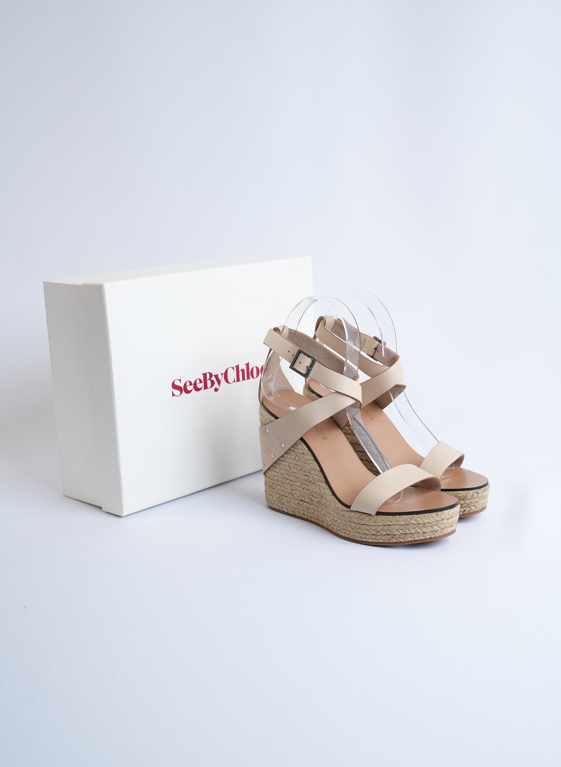 See By Chloe Crisscross Wedge Heel
