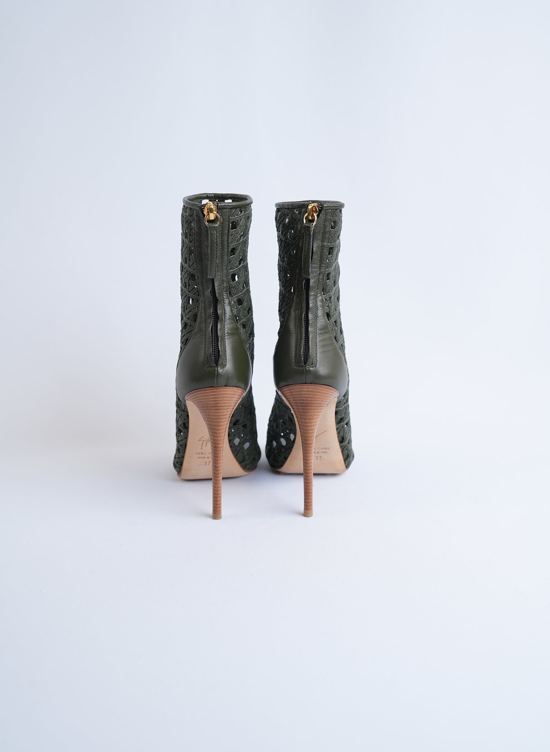 Giuseppe Zanotti Olive Boots