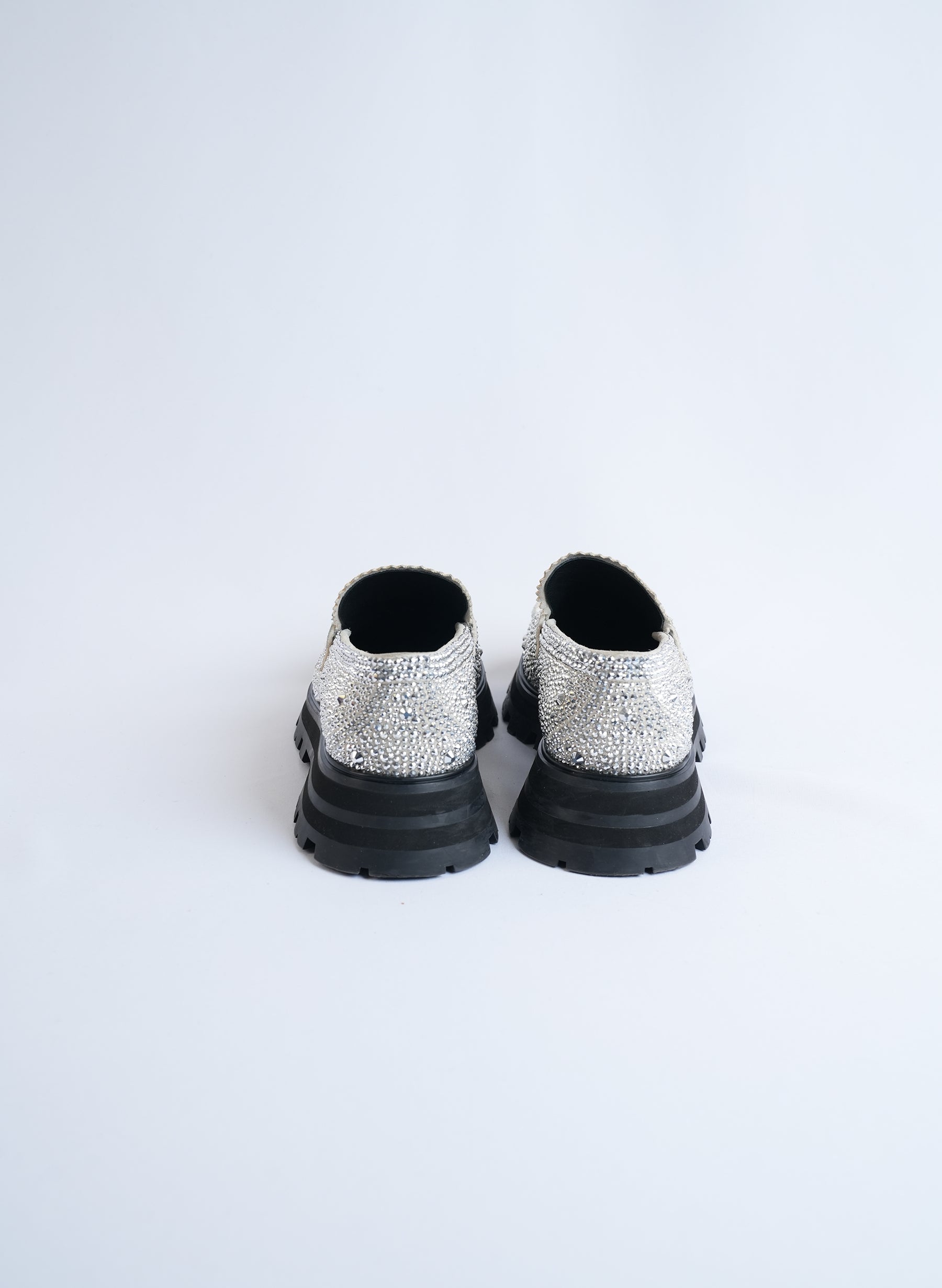 Alexander McQueen Crystal Embellished Loafers