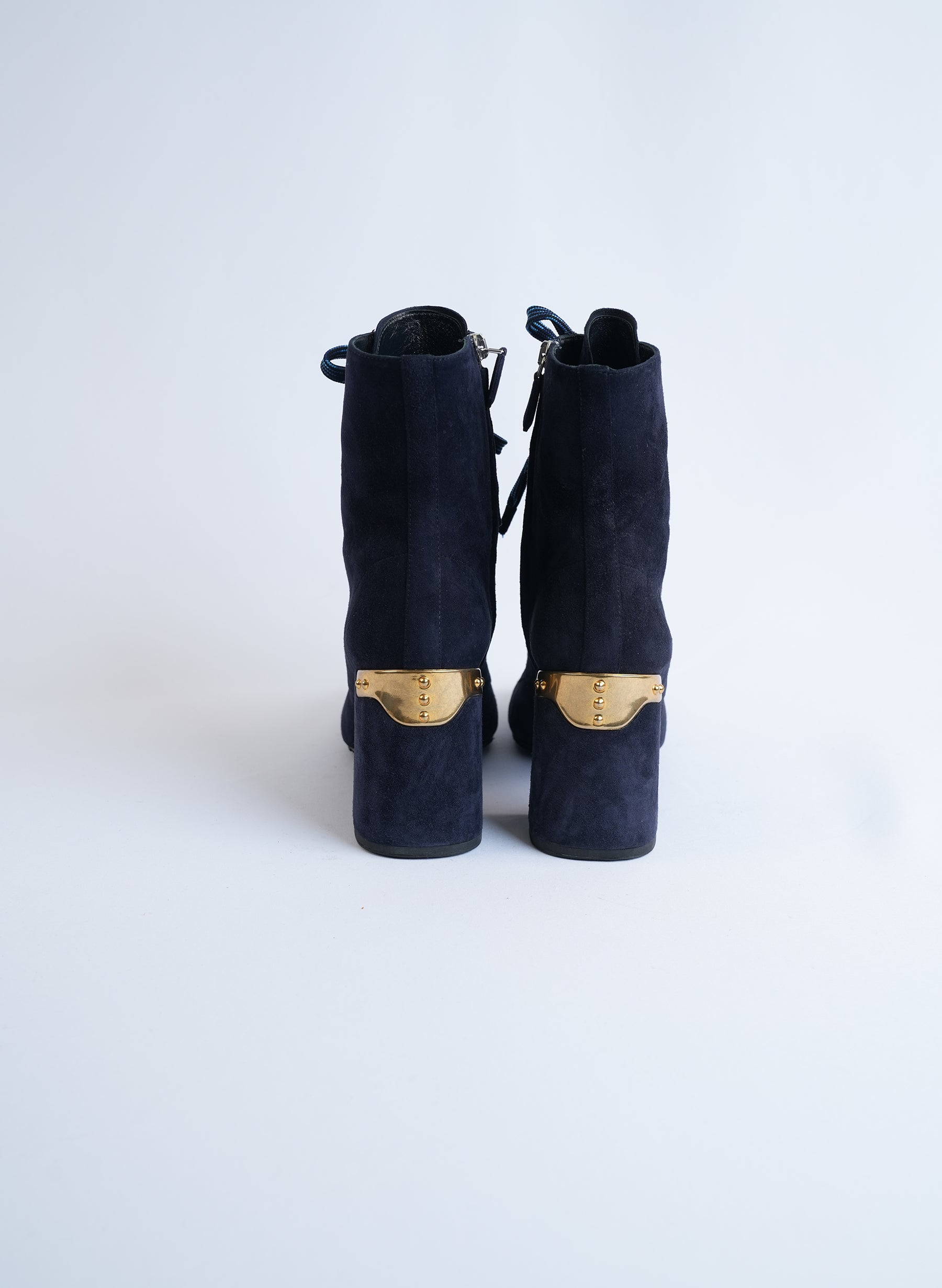 Prada Lace Up Boots