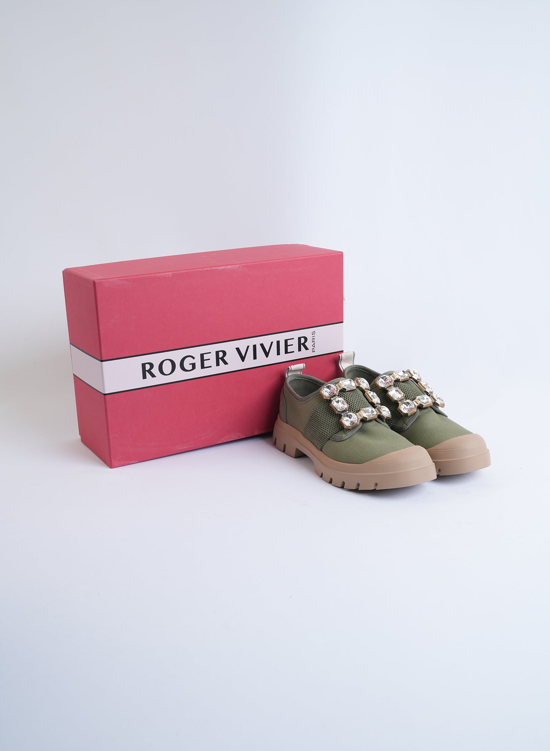 Roger Viver Olive Sneakers