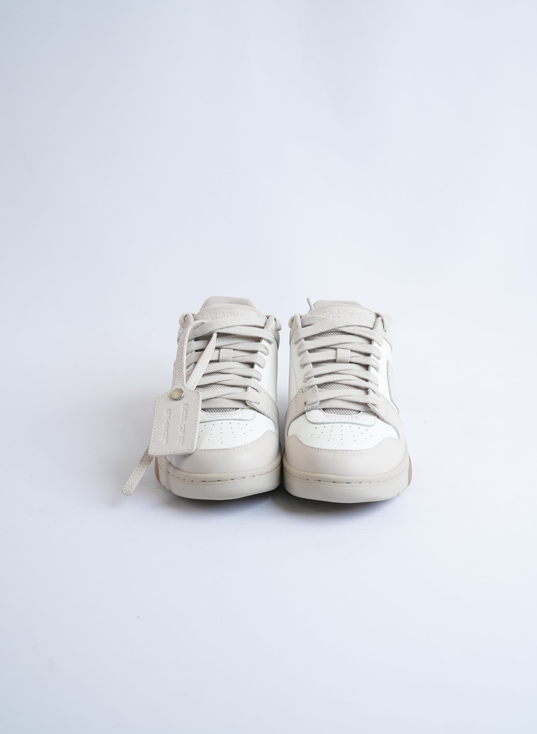 Off-White Out Of Office Cream White Sneakers