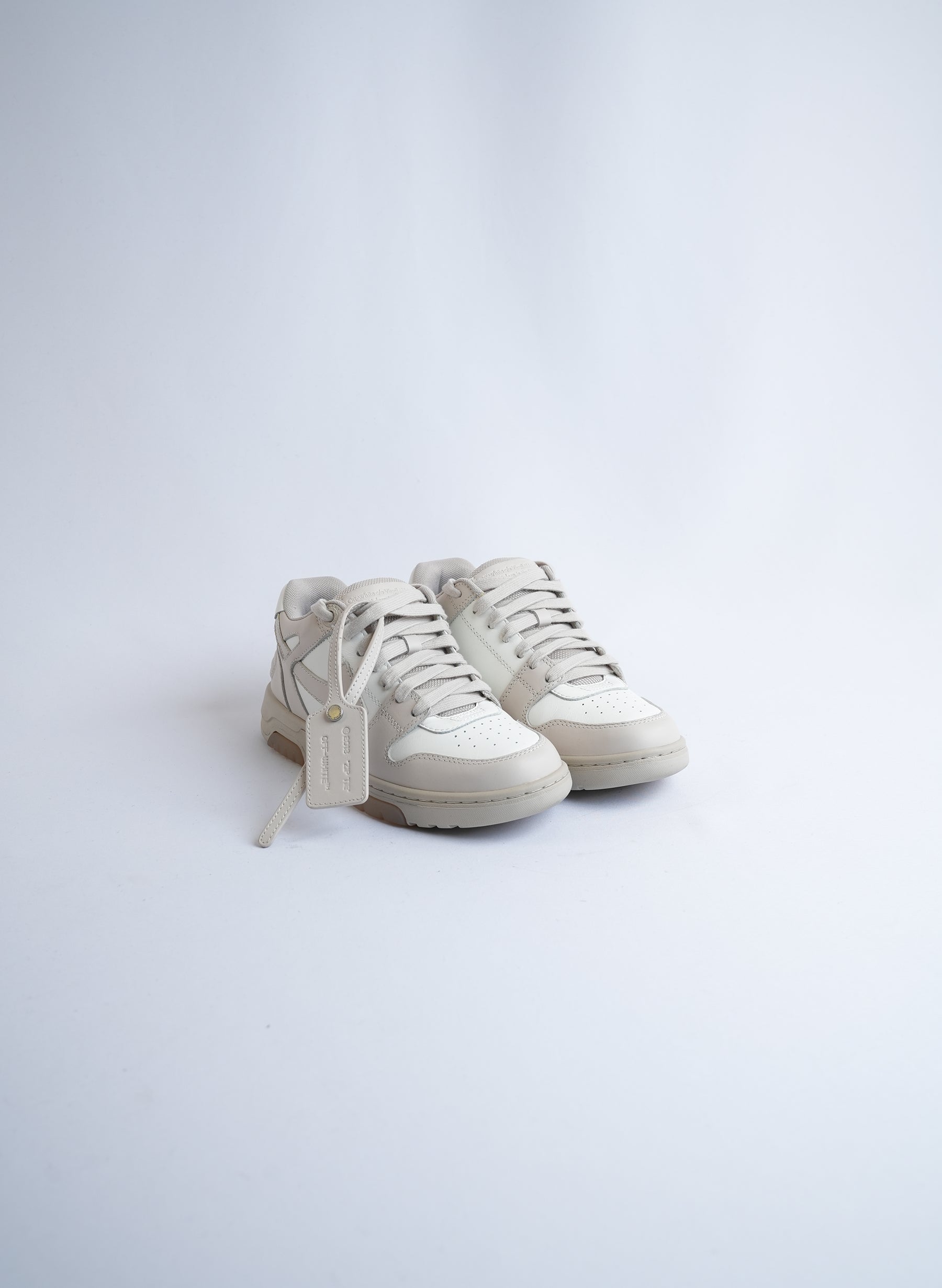 Off-White Out Of Office Cream White Sneakers