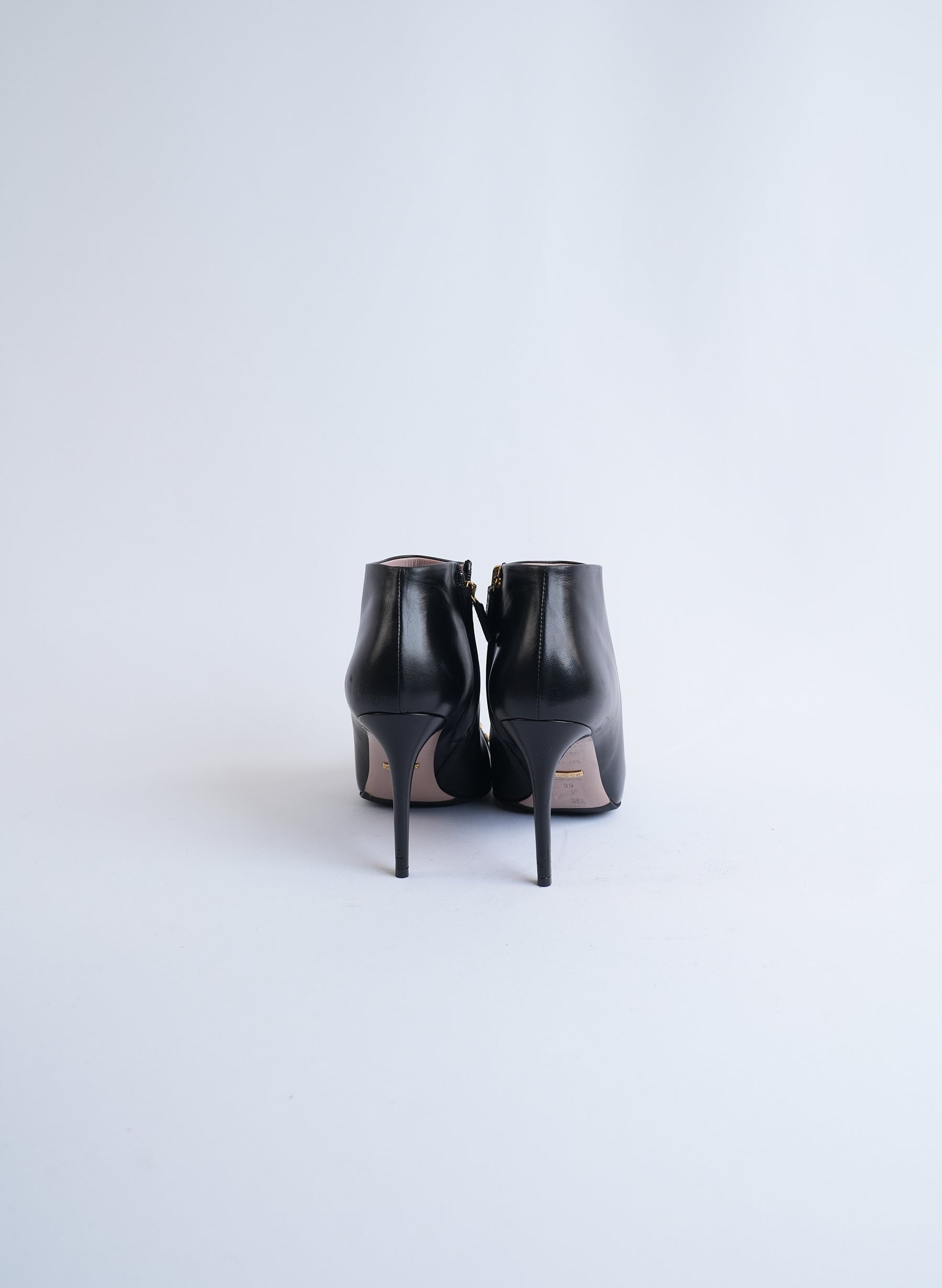 Gucci Black Leather Boots