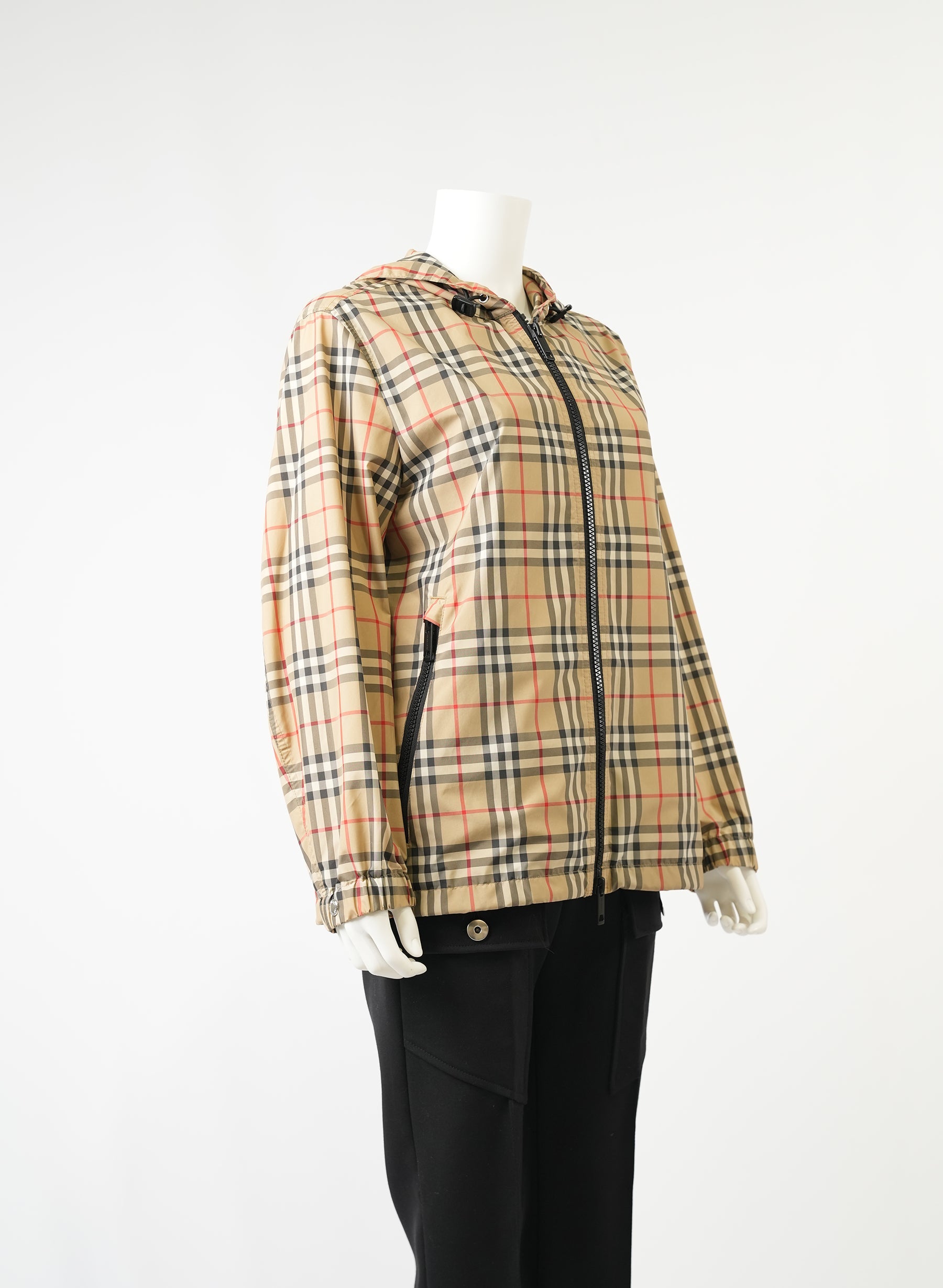 Burberry Hooded Windbreaker Jacket