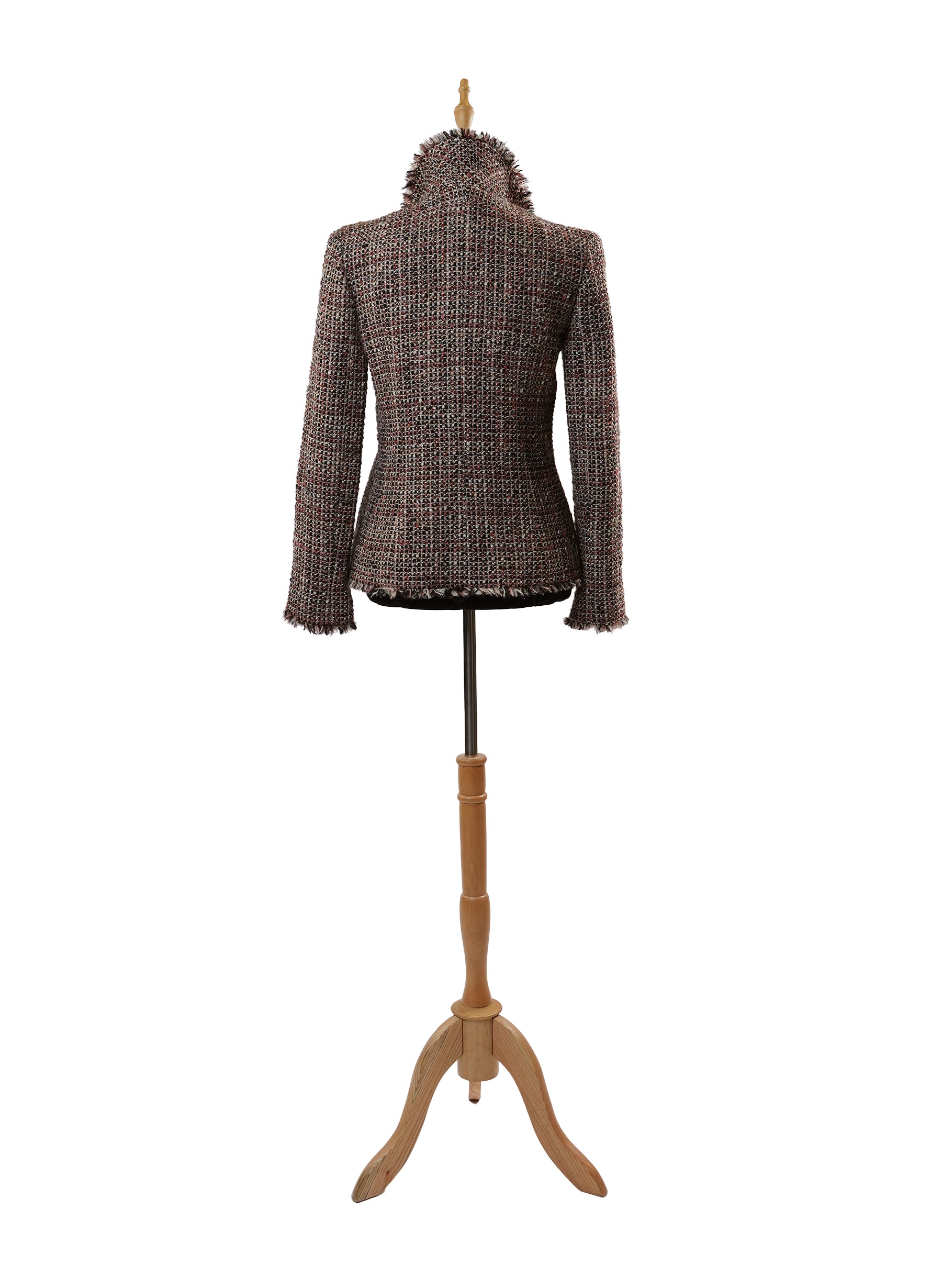 Chanel Vintage 00's Wool Blend Tweed Jacket