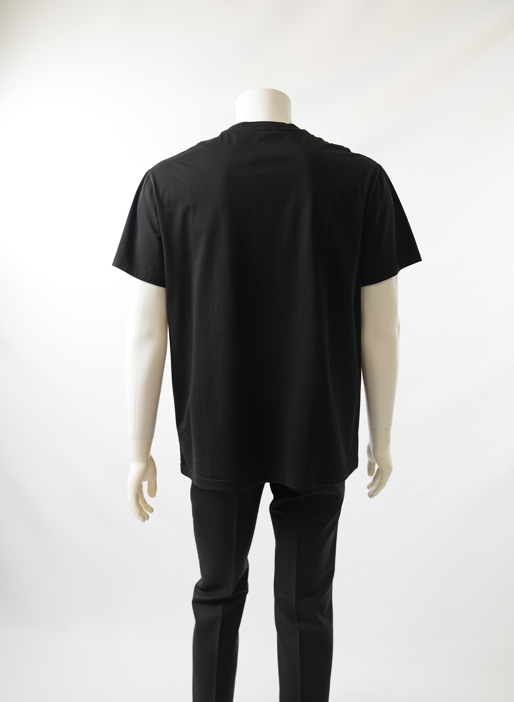 Balmain Black Logo Print T-shirt