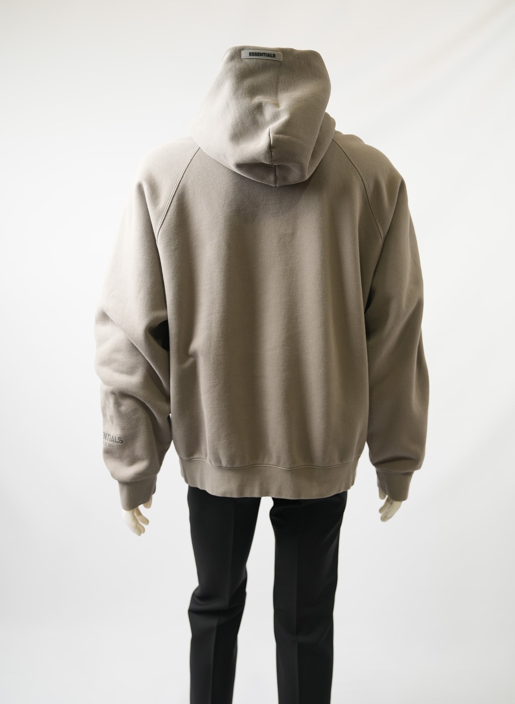 Essentials Fear Of God Green Hooded Sweater