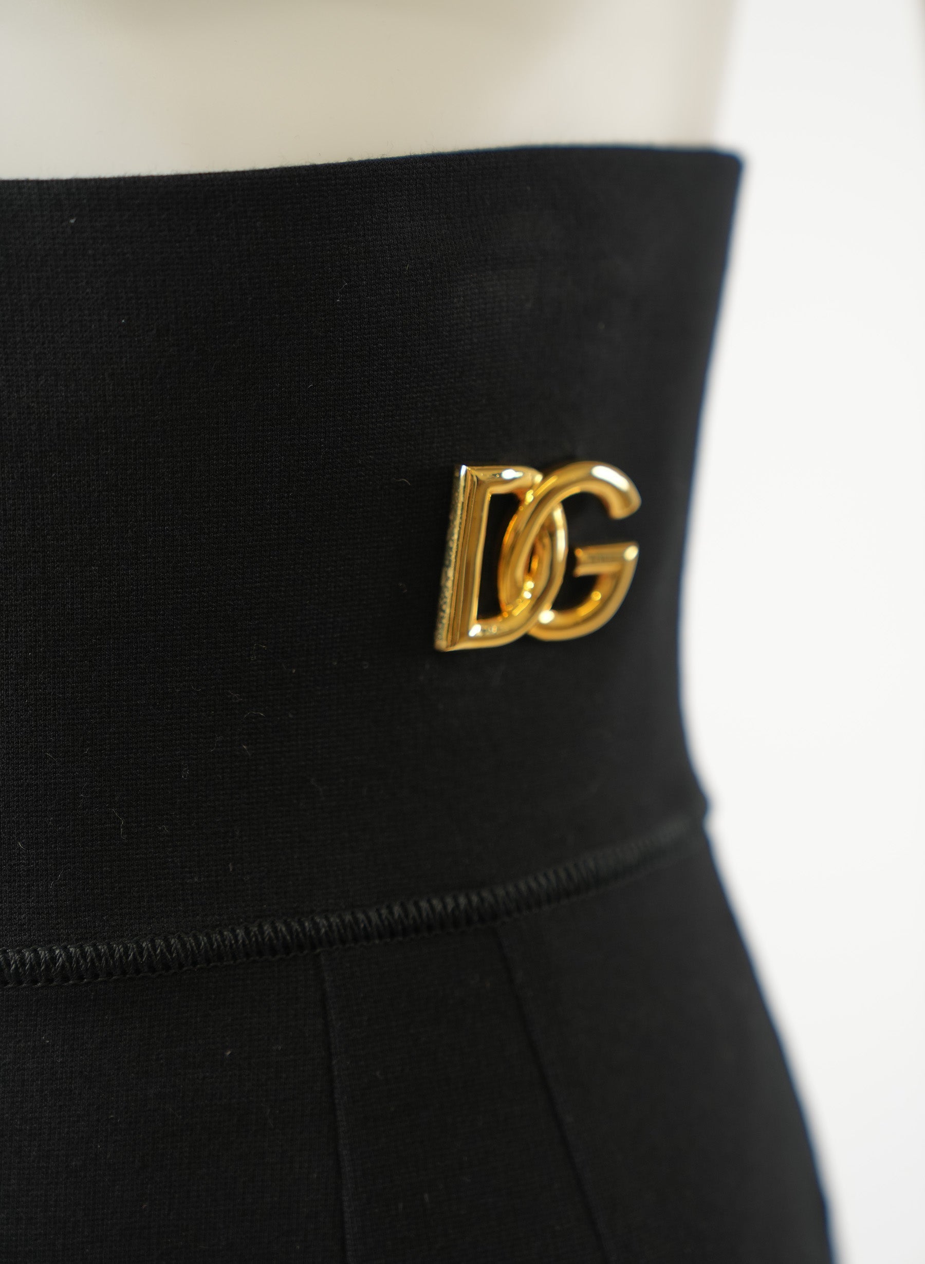 Dolce and Gabbana Logo DG Midi Skirt