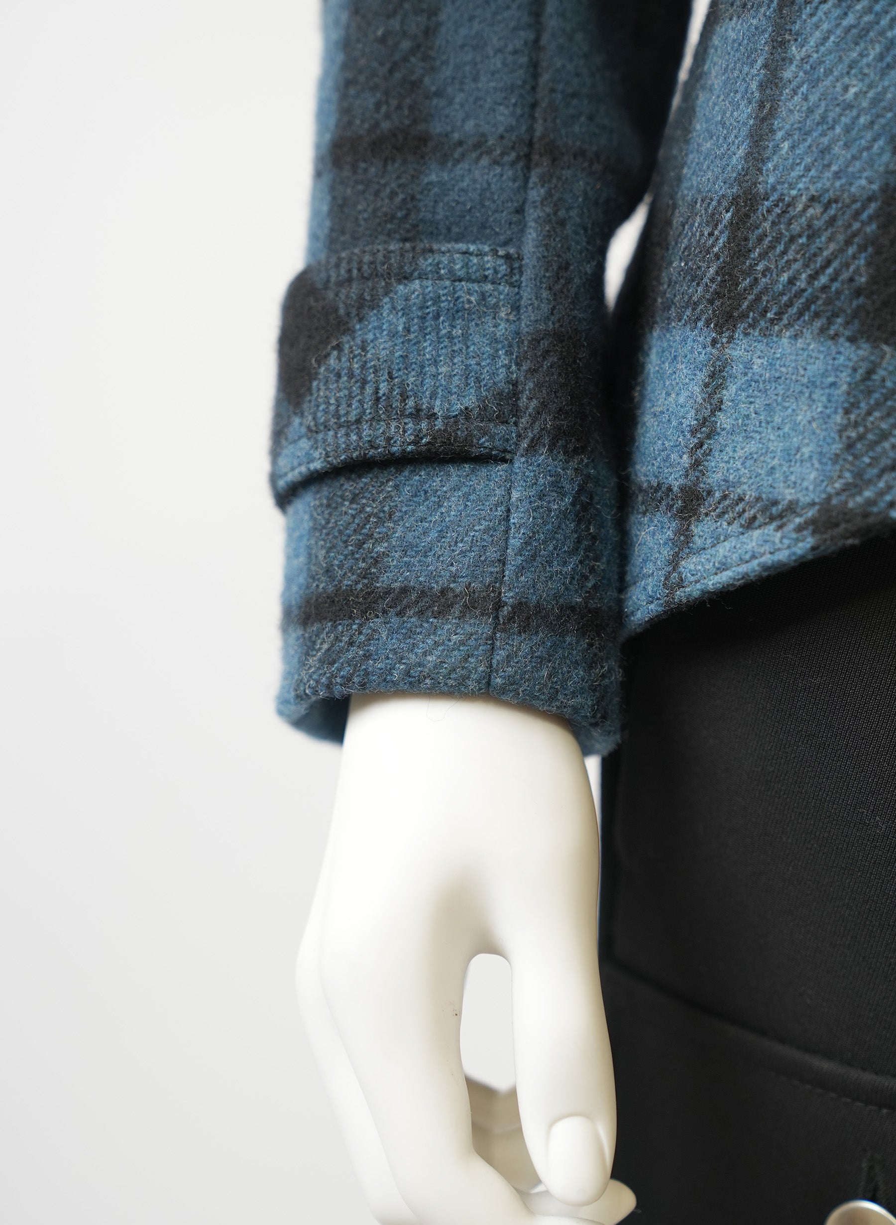 Smythe Black and Blue Plaid Blazer