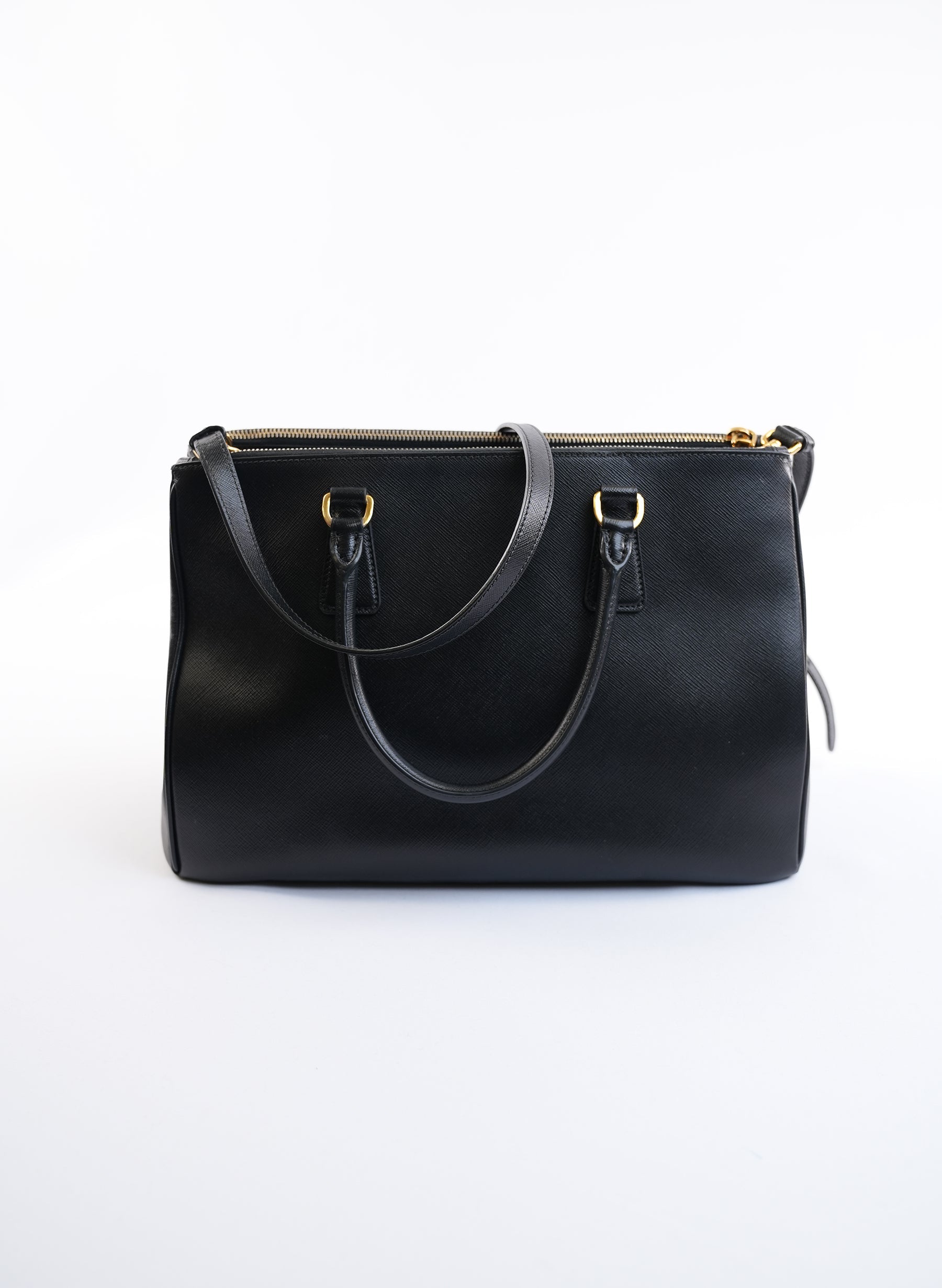 Prada Galleria Saffino Black Bag