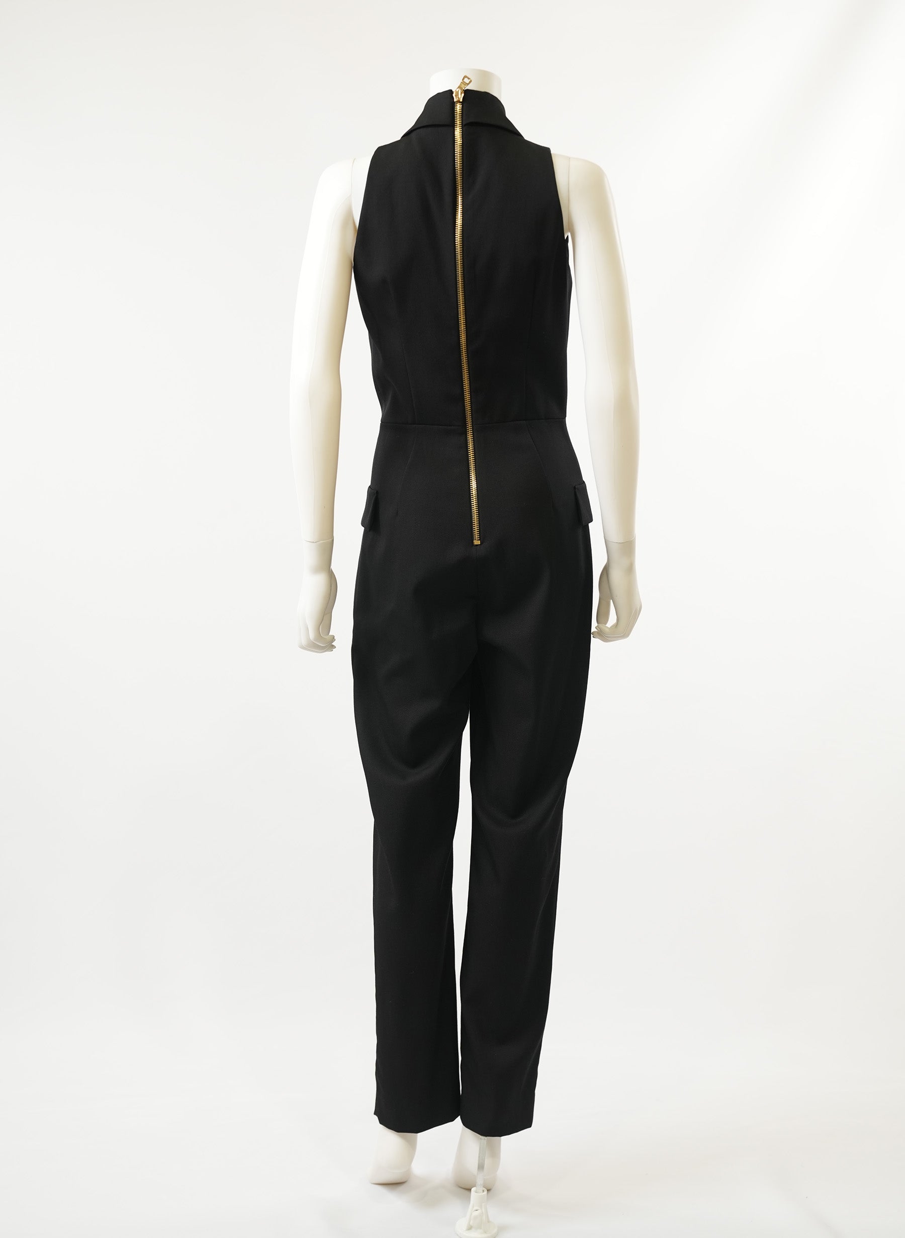 Balmain Sleeveless Double Breasted Jumpsuit