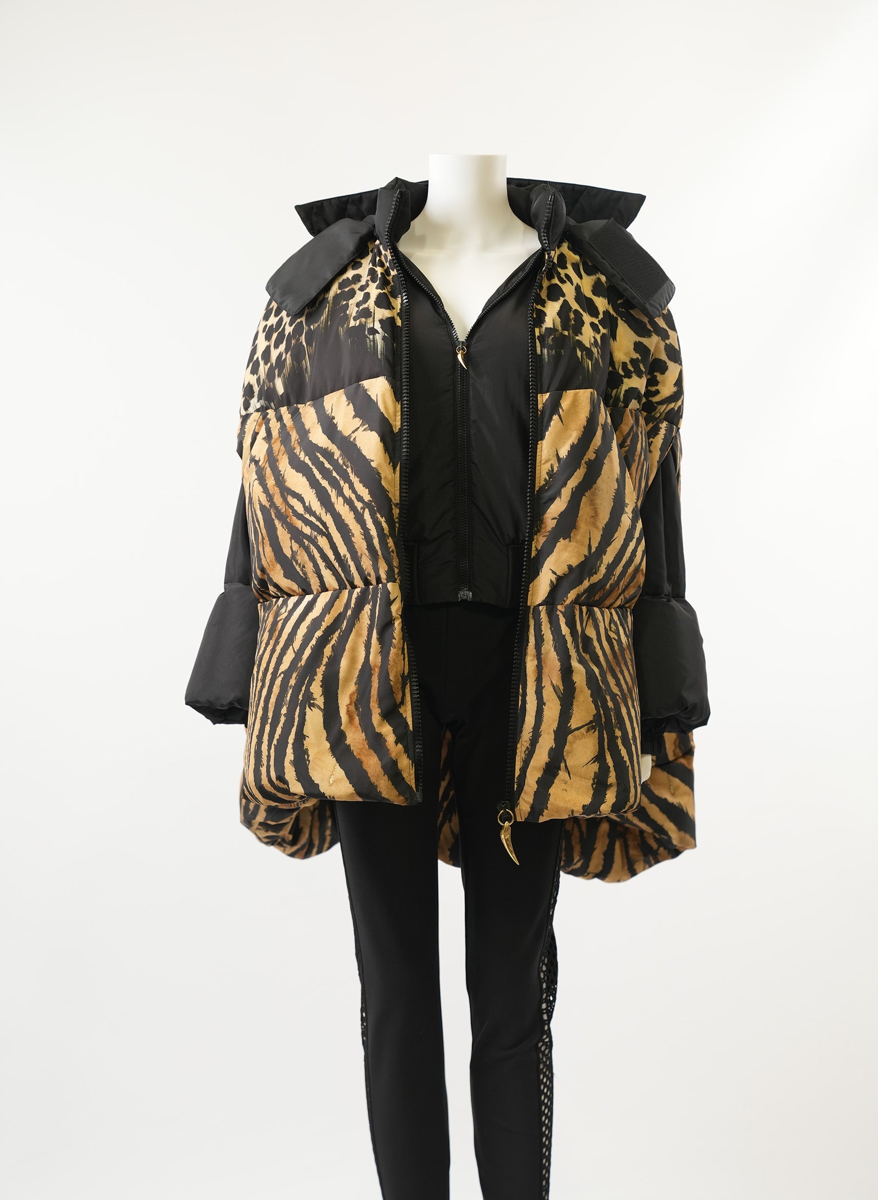 Roberto Cavalli Print Down Jacket