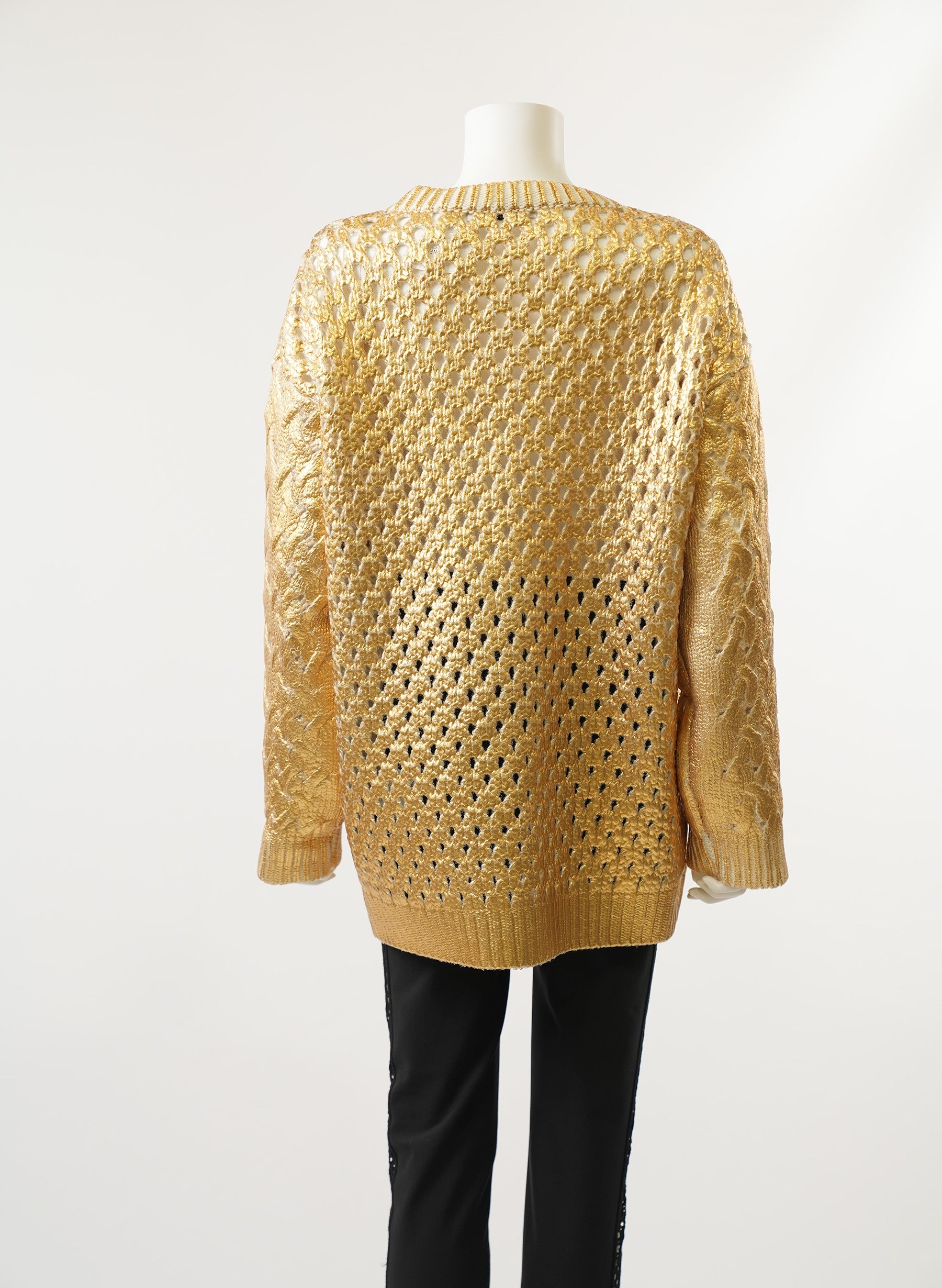 Valentino Garavani Gold Cardigan