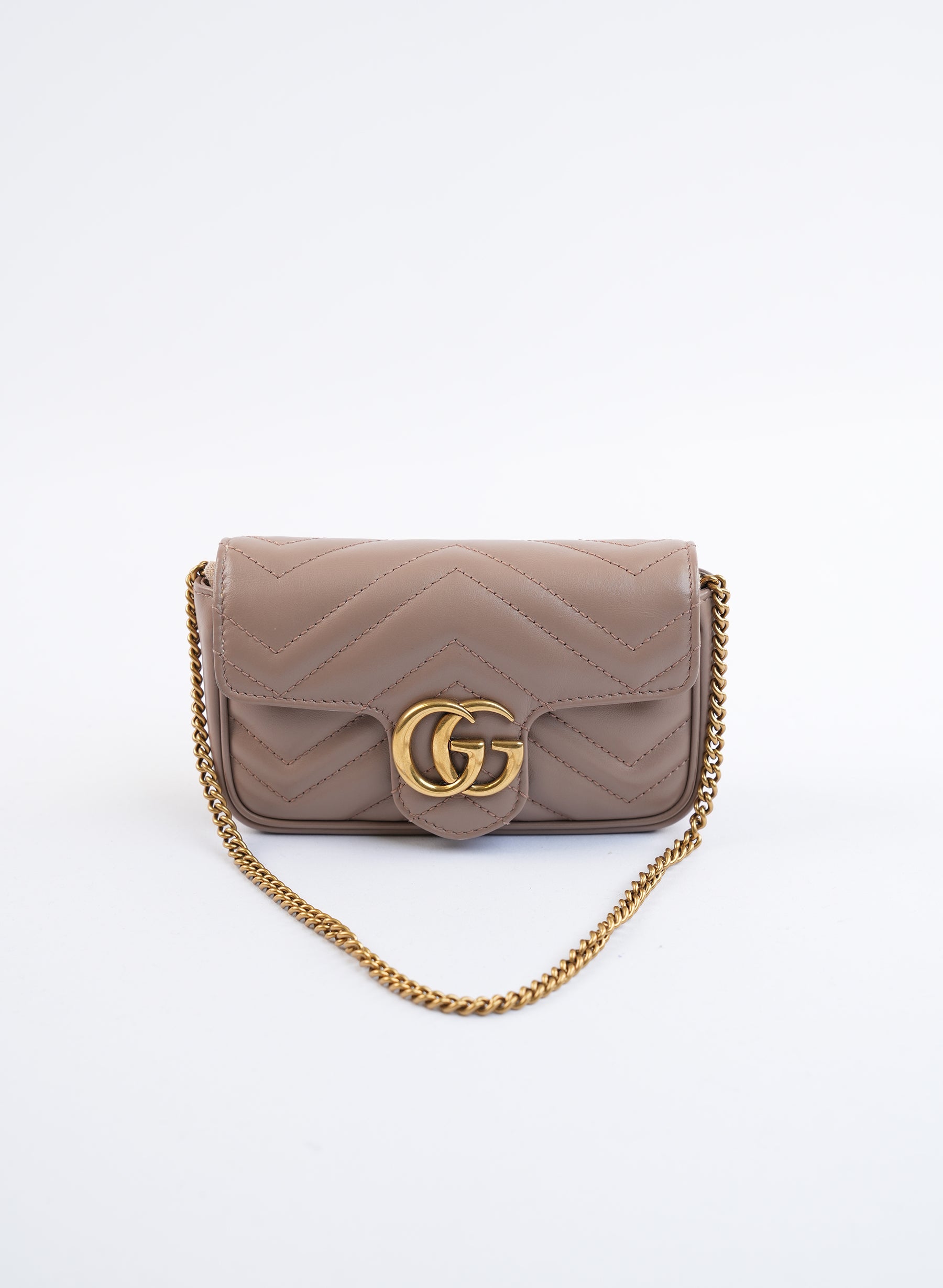 Gucci GG Mormont Mini Quilted Leather Shoulder Bag