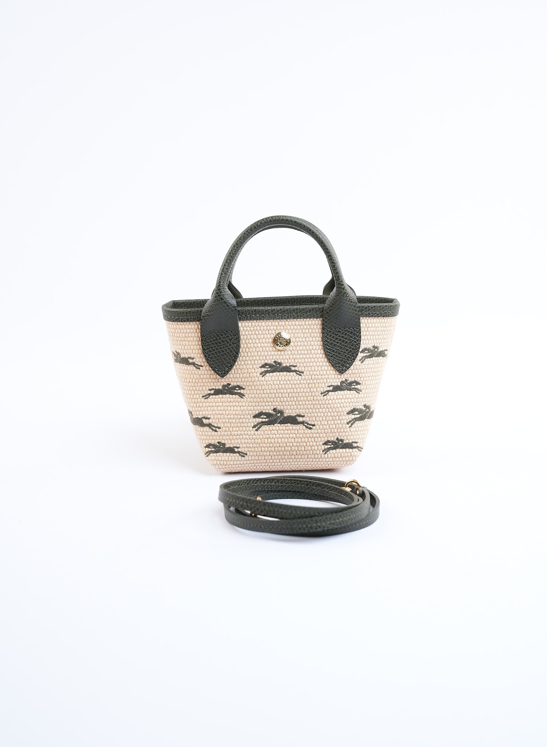 Long Champ Le Panier Pilage Small Basket Bag