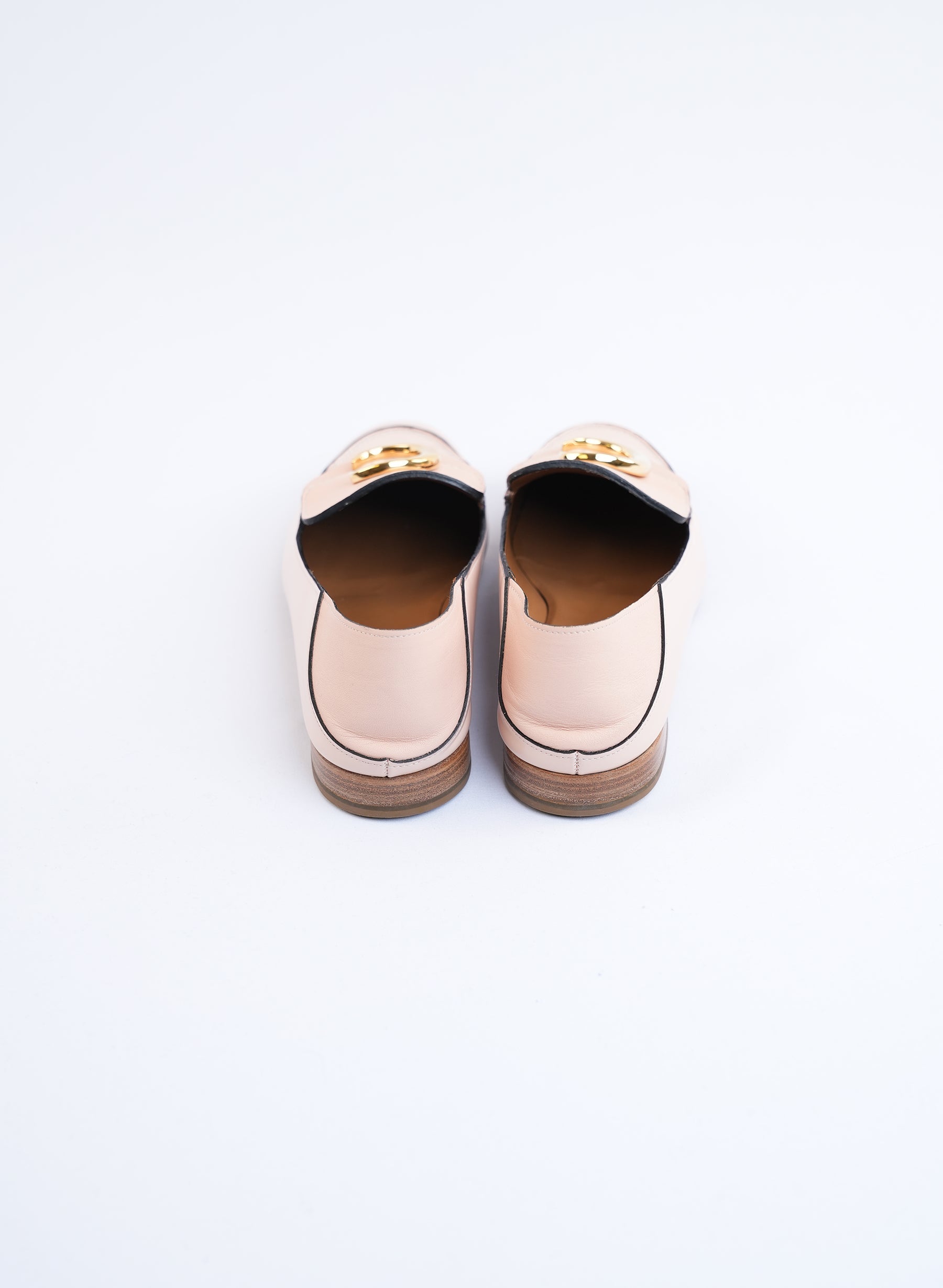 Chloe C Logo Loafers 