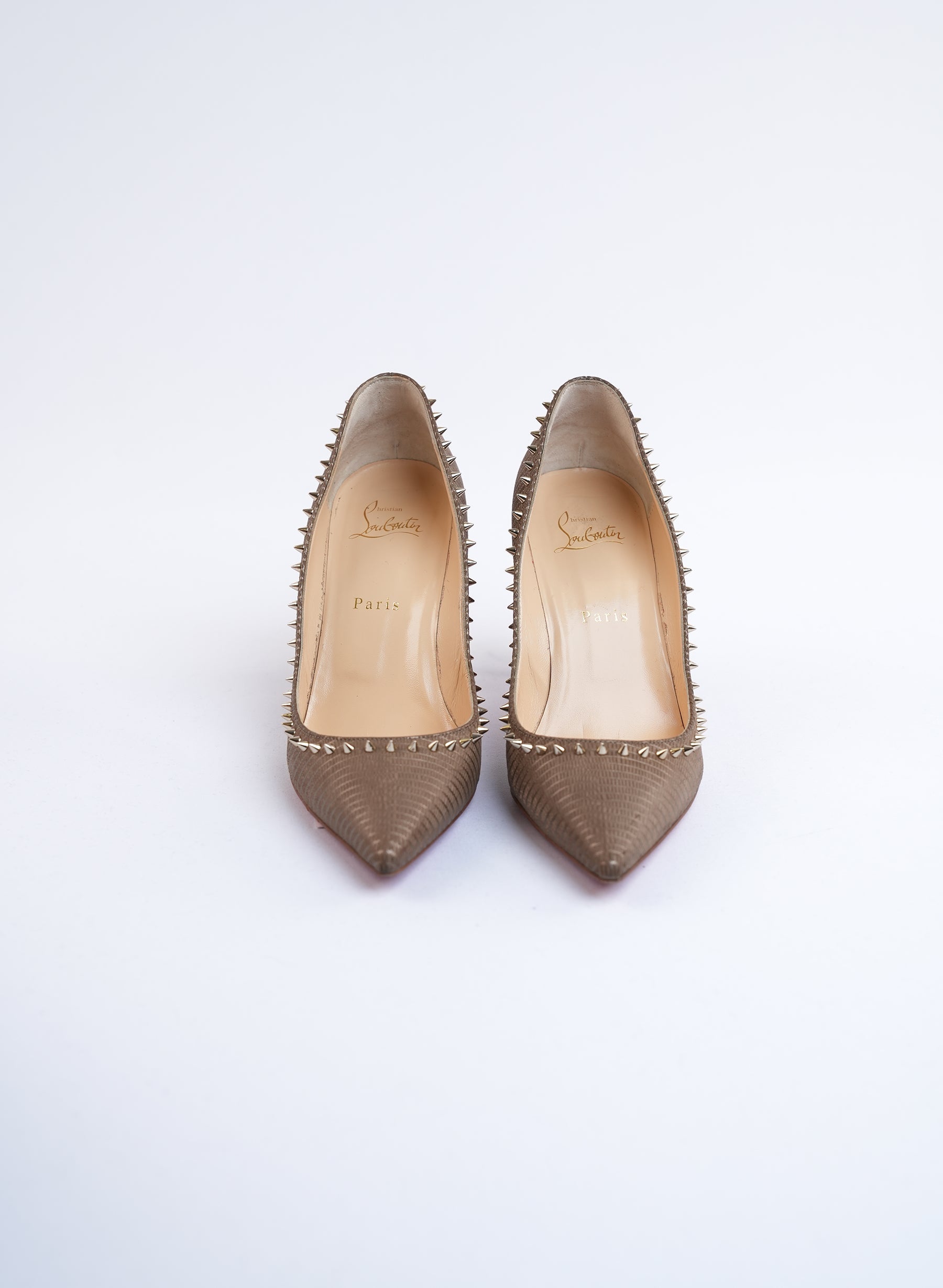 Christian Louboutin Spike Accents Pumps