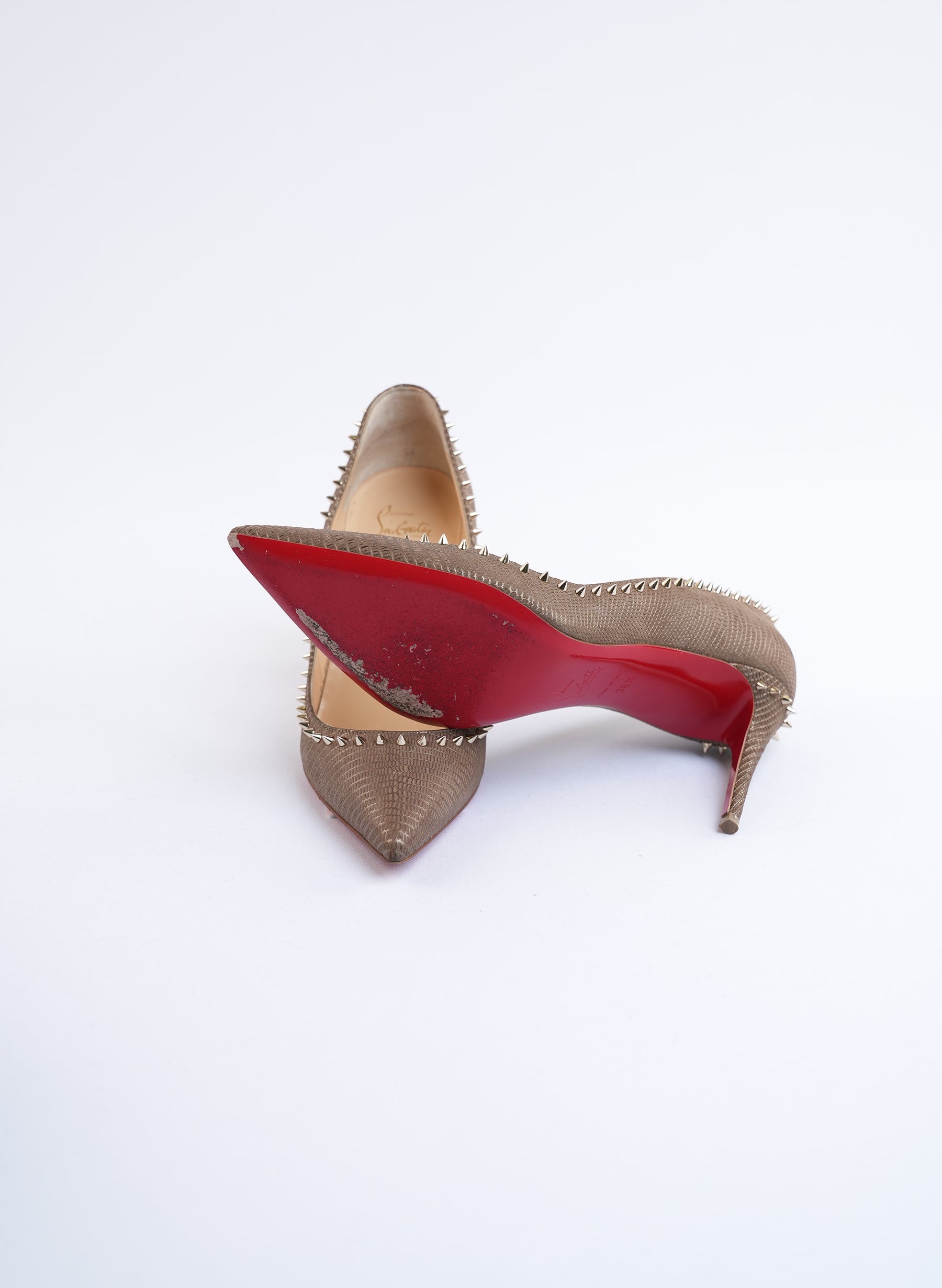Christian Louboutin Spike Accents Pumps
