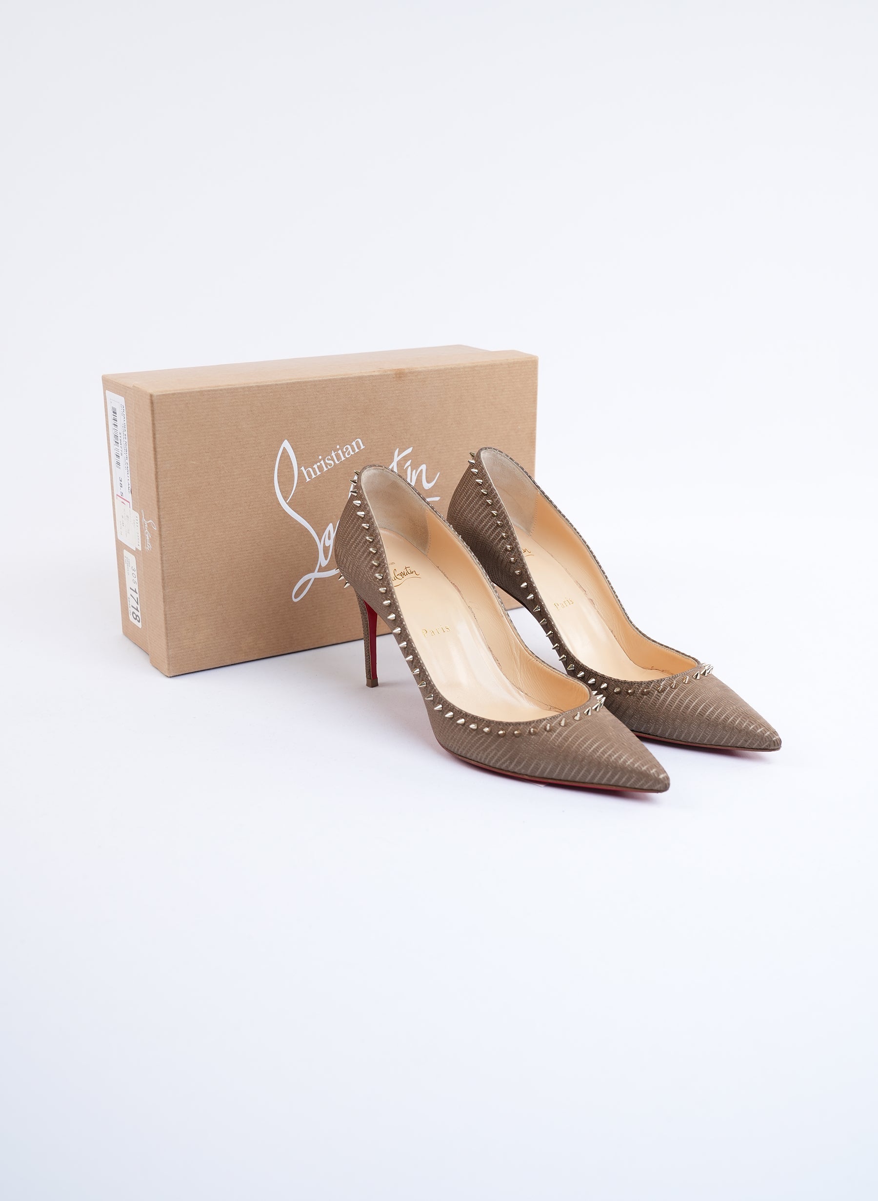 Christian Louboutin Spike Accents Pumps