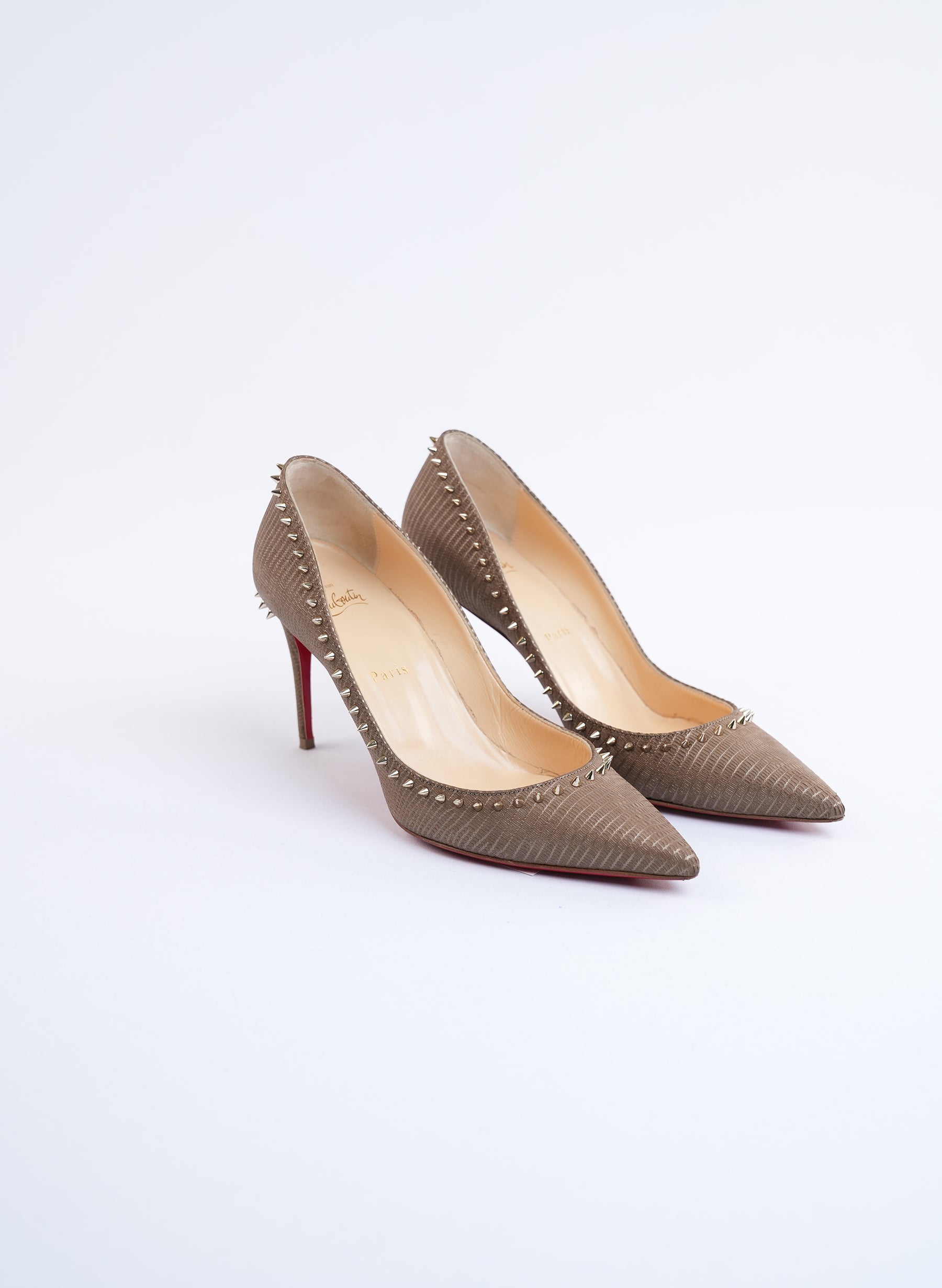 Christian Louboutin Spike Accents Pumps