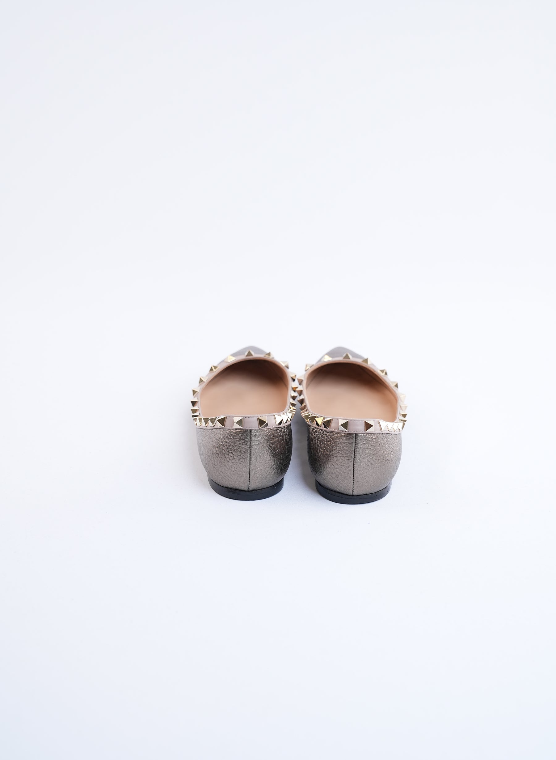 Valentino Charcaol Ballet Flats