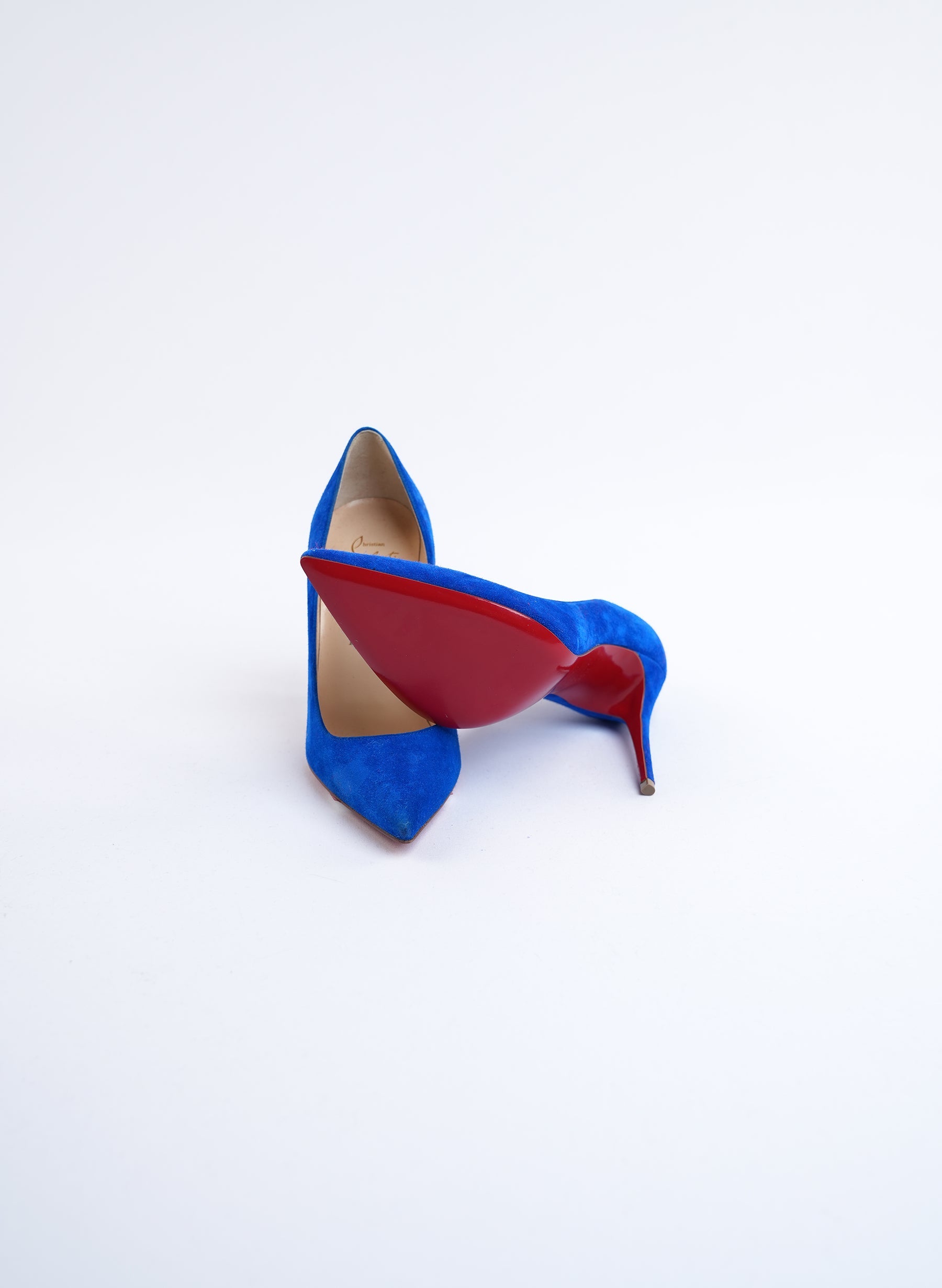 Christian Louboutin Blue Heels