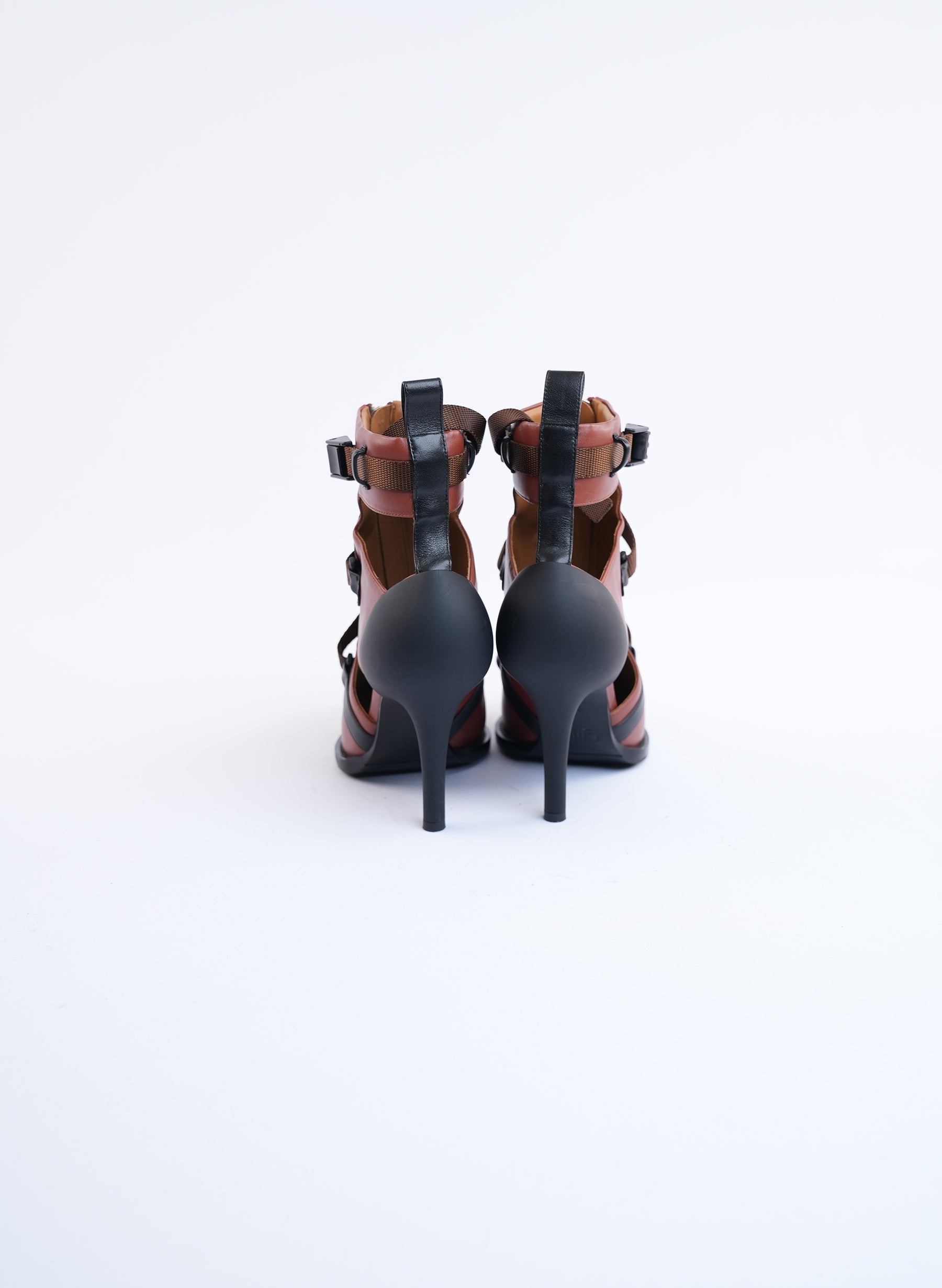 Chloe Sepia Brown Leather Boots