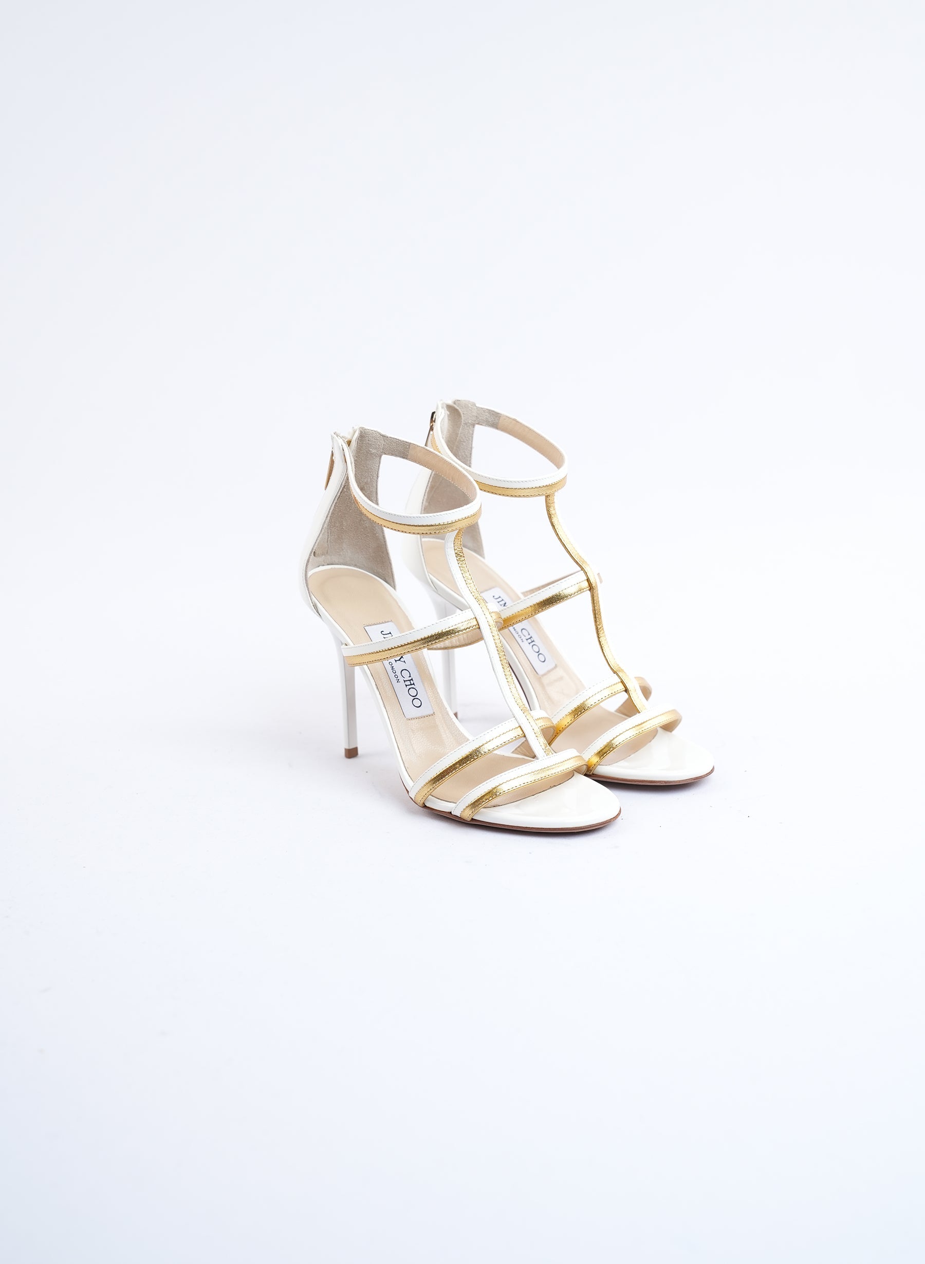 Jimmy Choo Gladiator T Strap Sandals