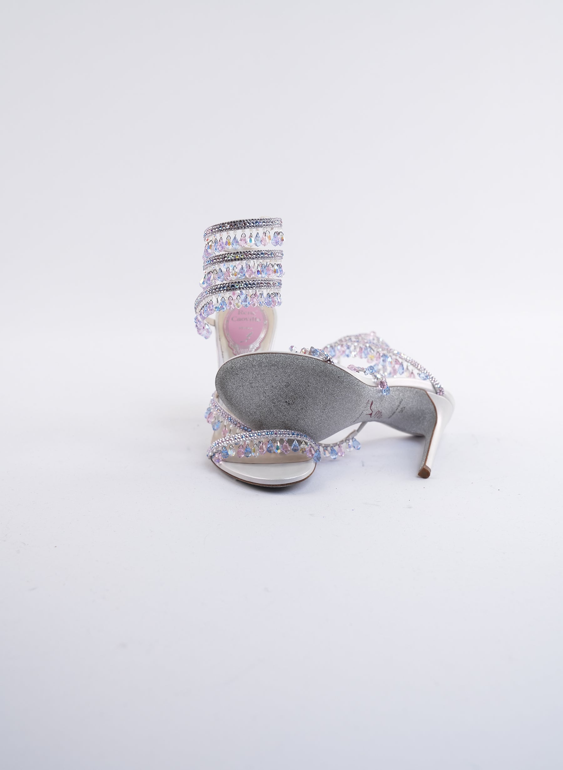 Rene Caovilla Chandelier Embellished Sandals