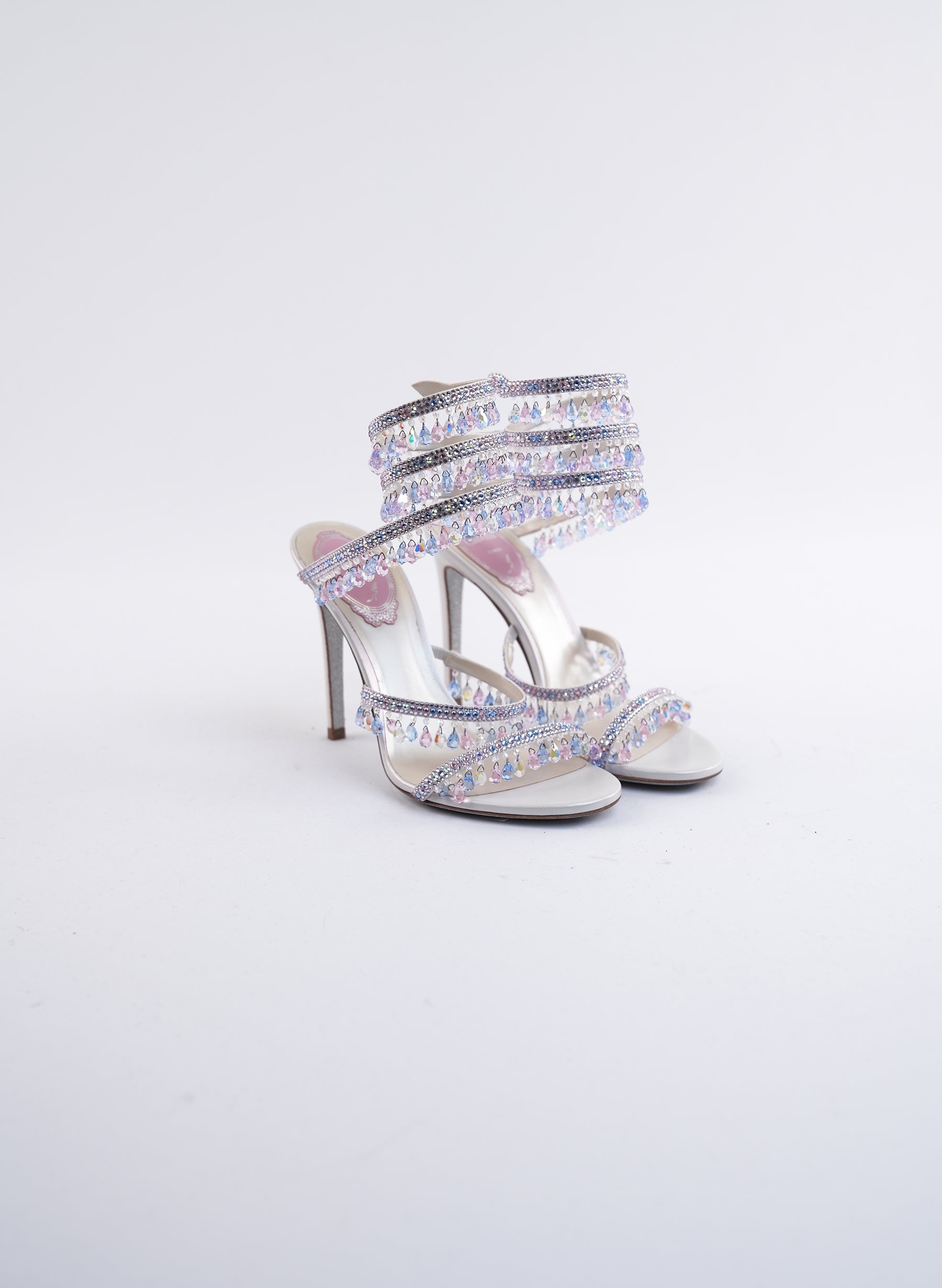 Rene Caovilla Chandelier Embellished Sandals