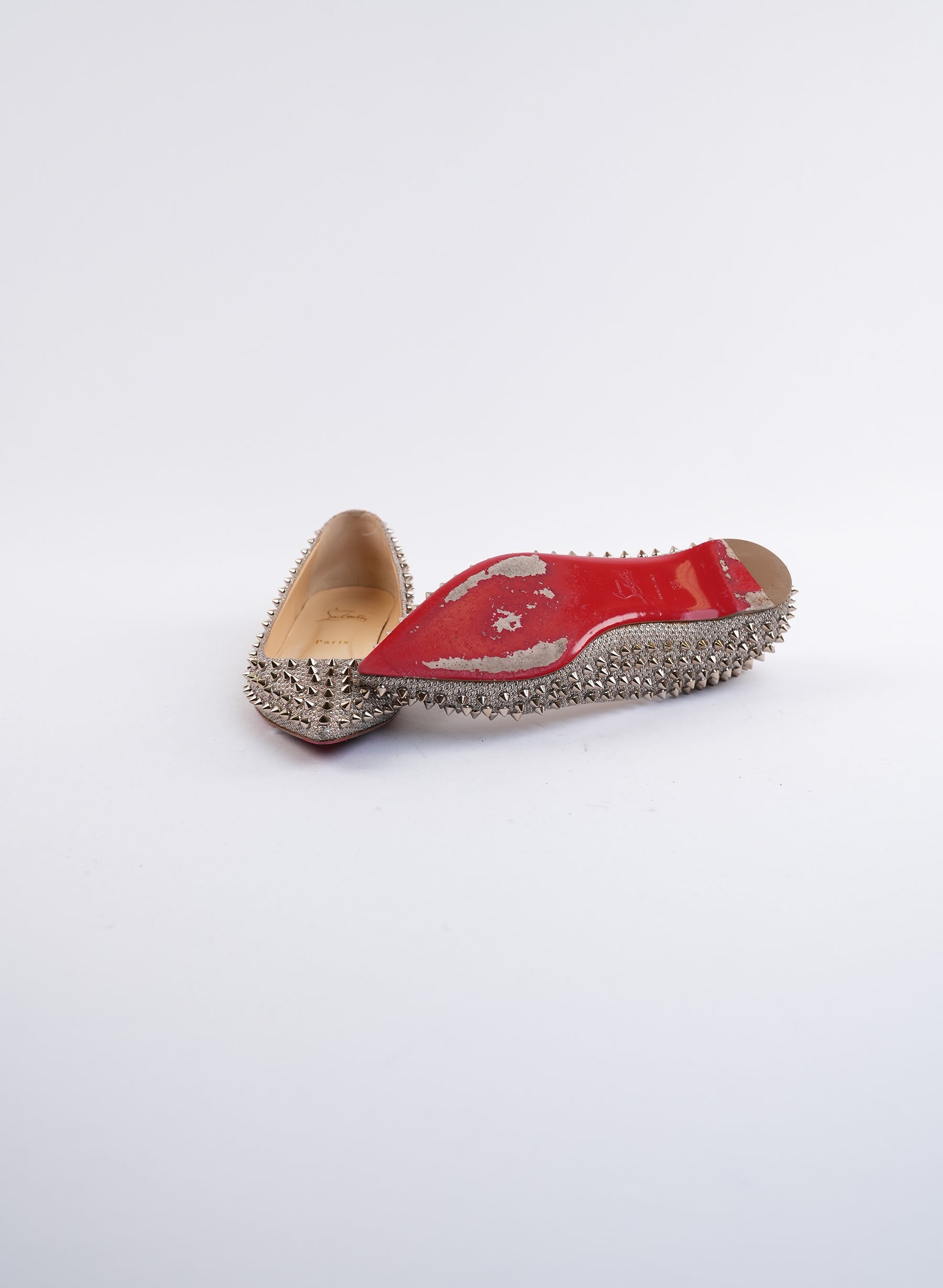 Christian Louboutin Studded Ballet Flats