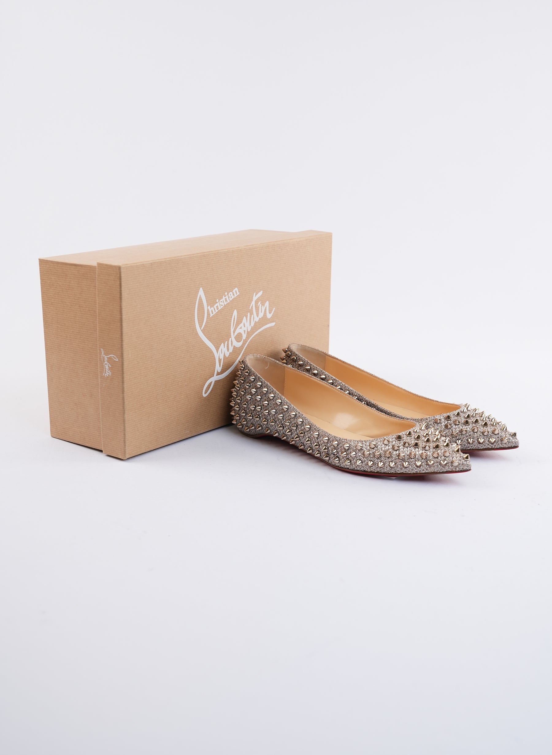 Christian Louboutin Studded Ballet Flats
