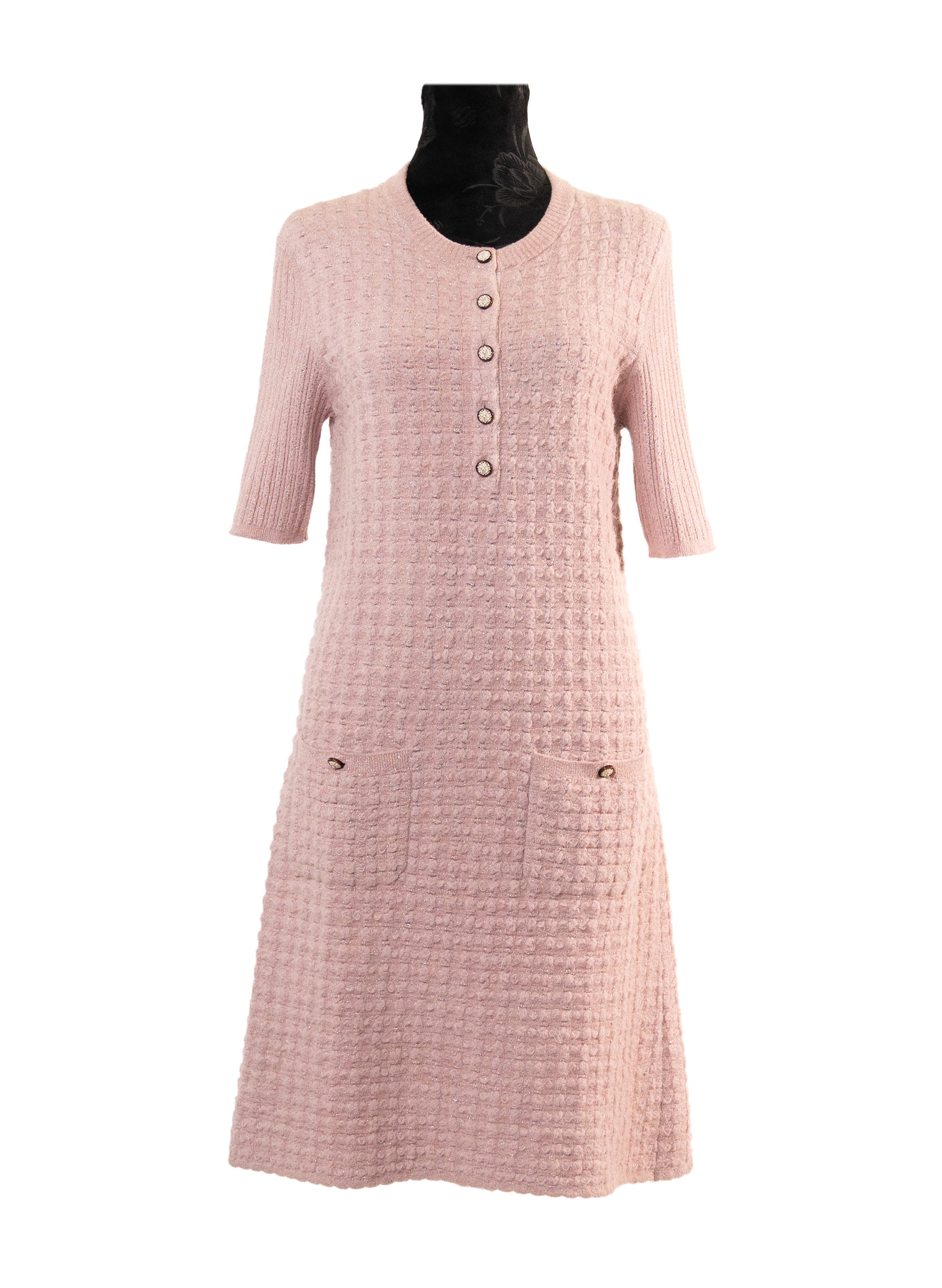 Chanel Paris-Cosmopolite Knit Dress