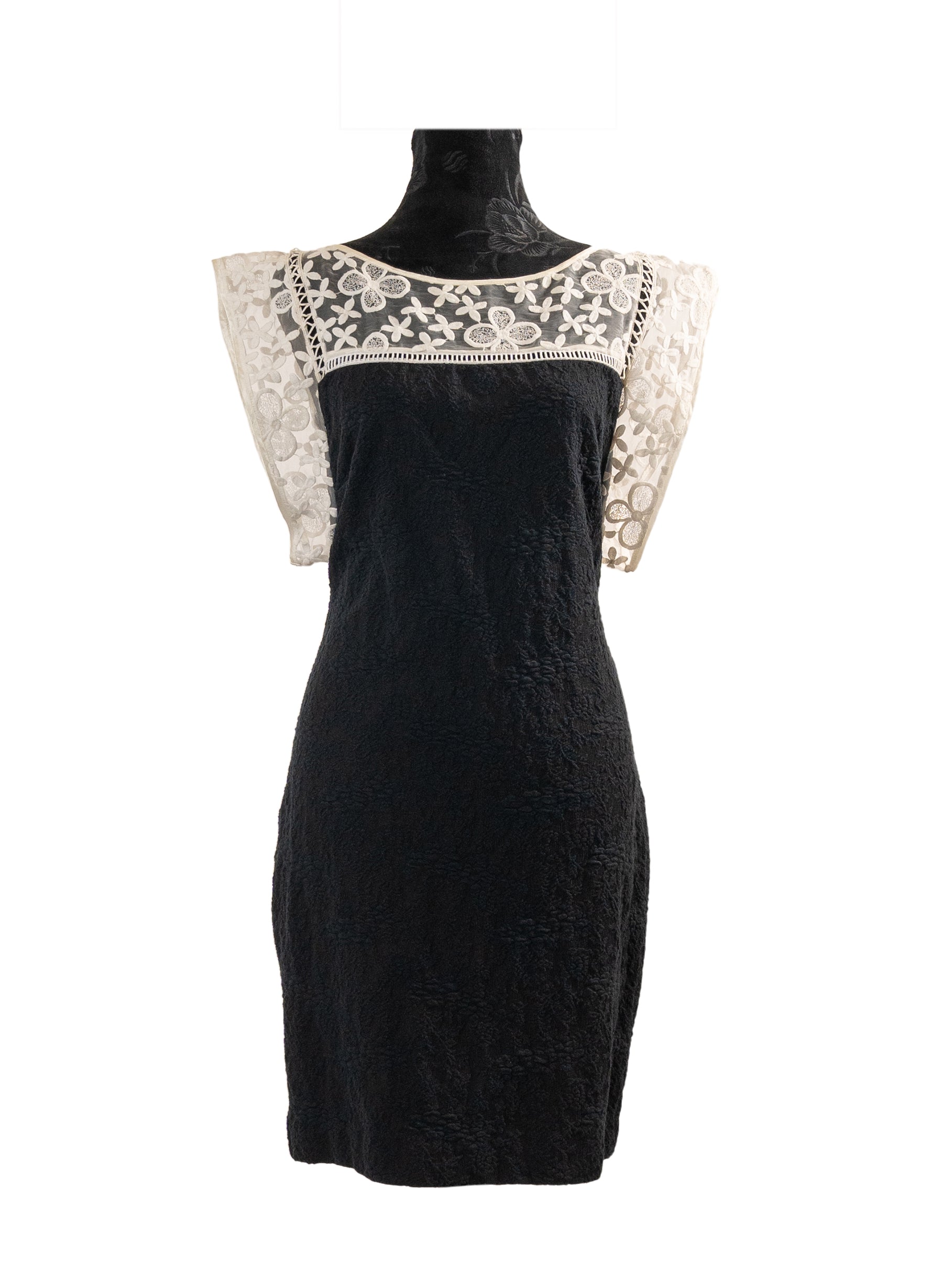 Cavalli Class Lace Yoke Dress