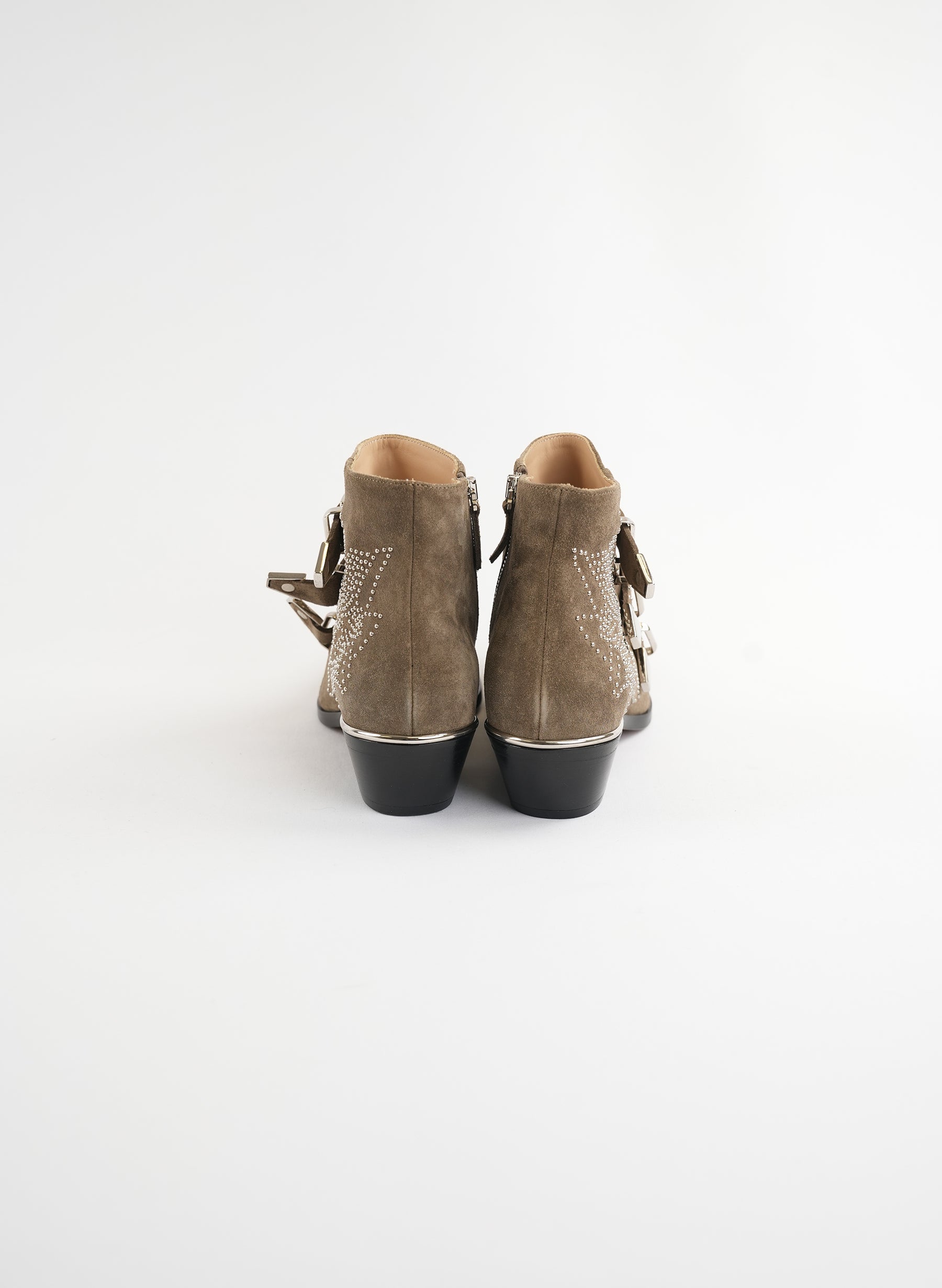 Chlo√© Susanna Studded Suede Ankle Boot