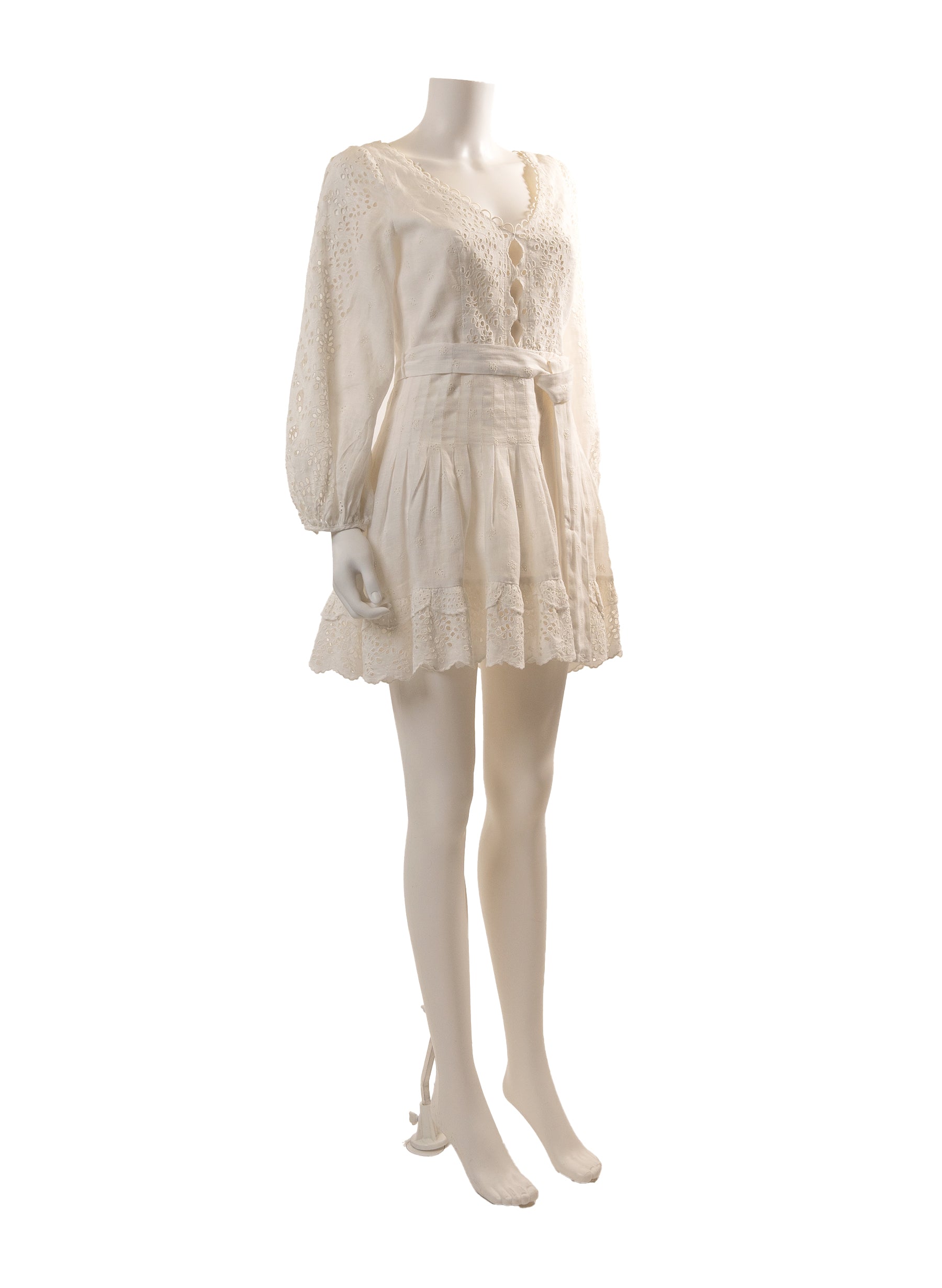 Zimmermann Helm Eyelet Vine Dress