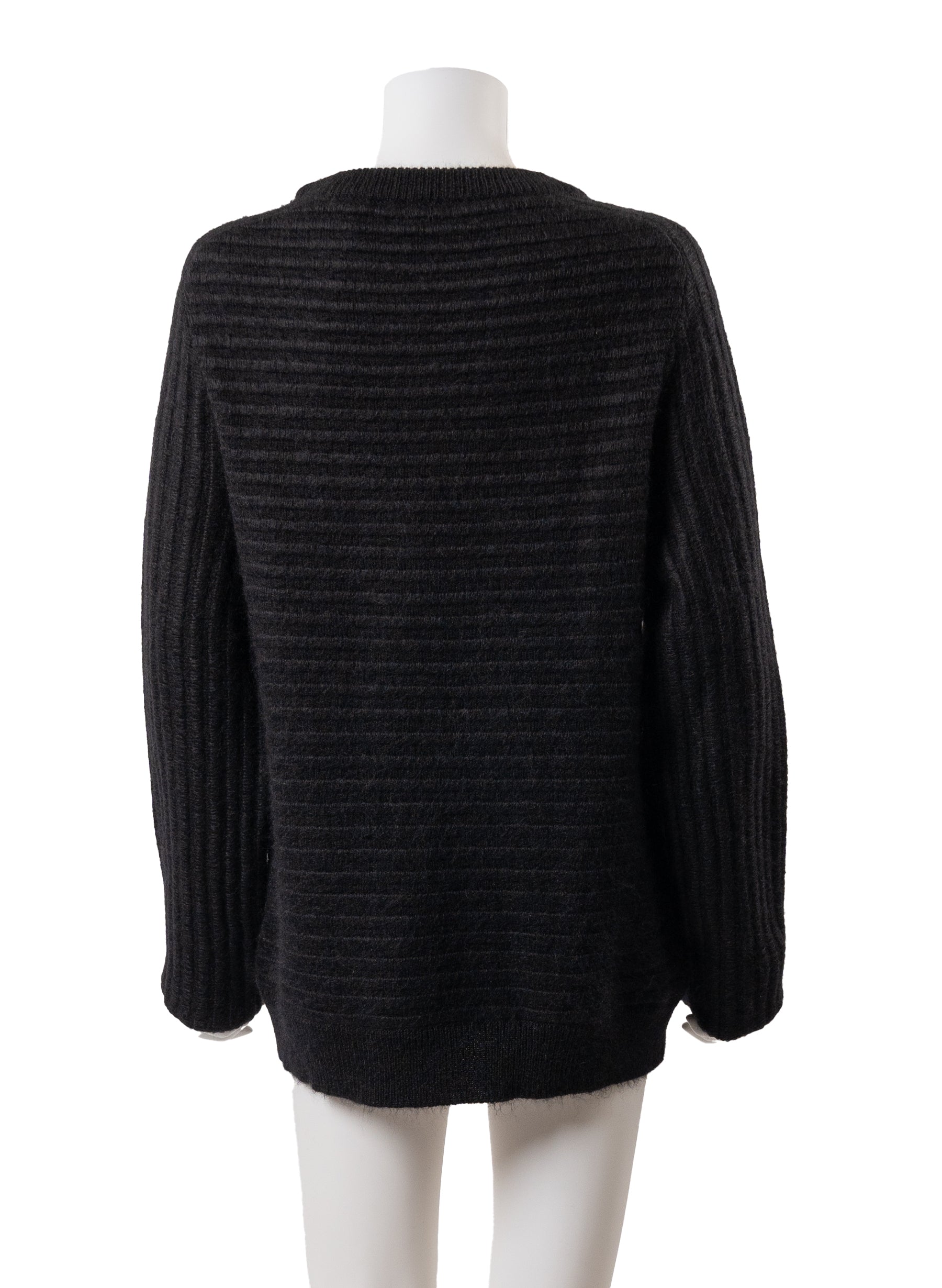 Saint Laurent Wool Mohair Blend Sailor Knit Sweater