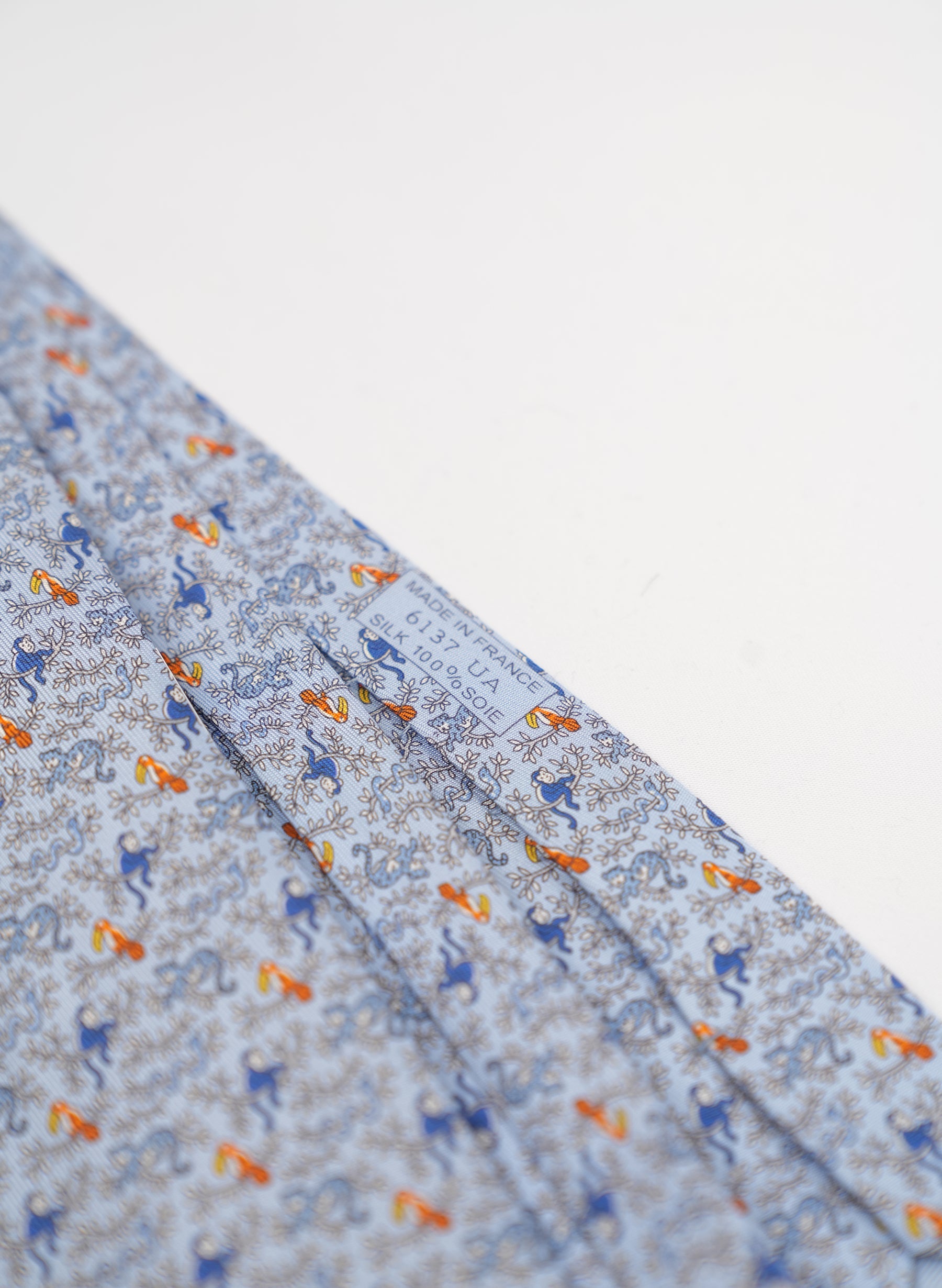 Hermès Silk Print Tie