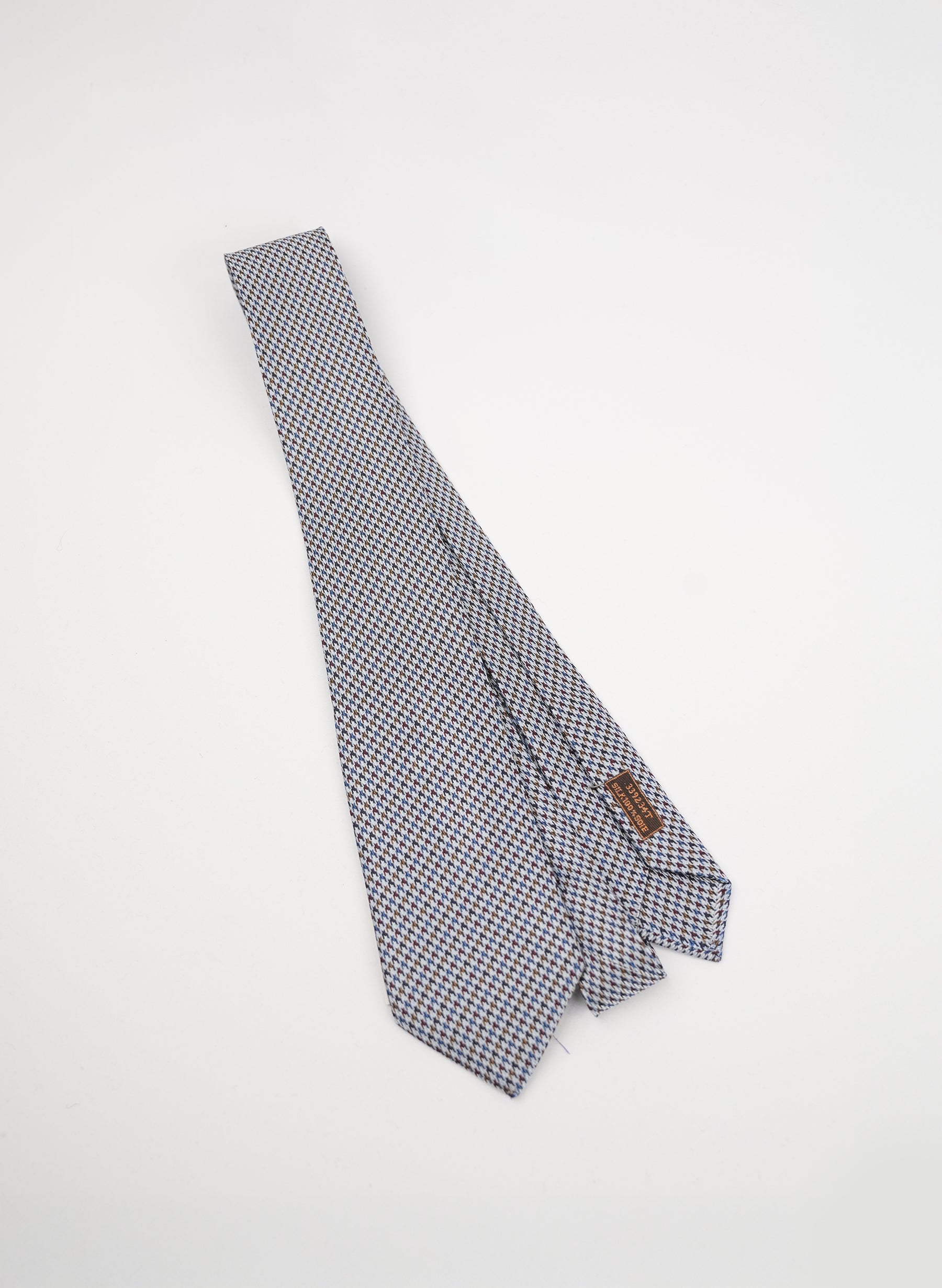 Hermès Silk Black and White Print Tie