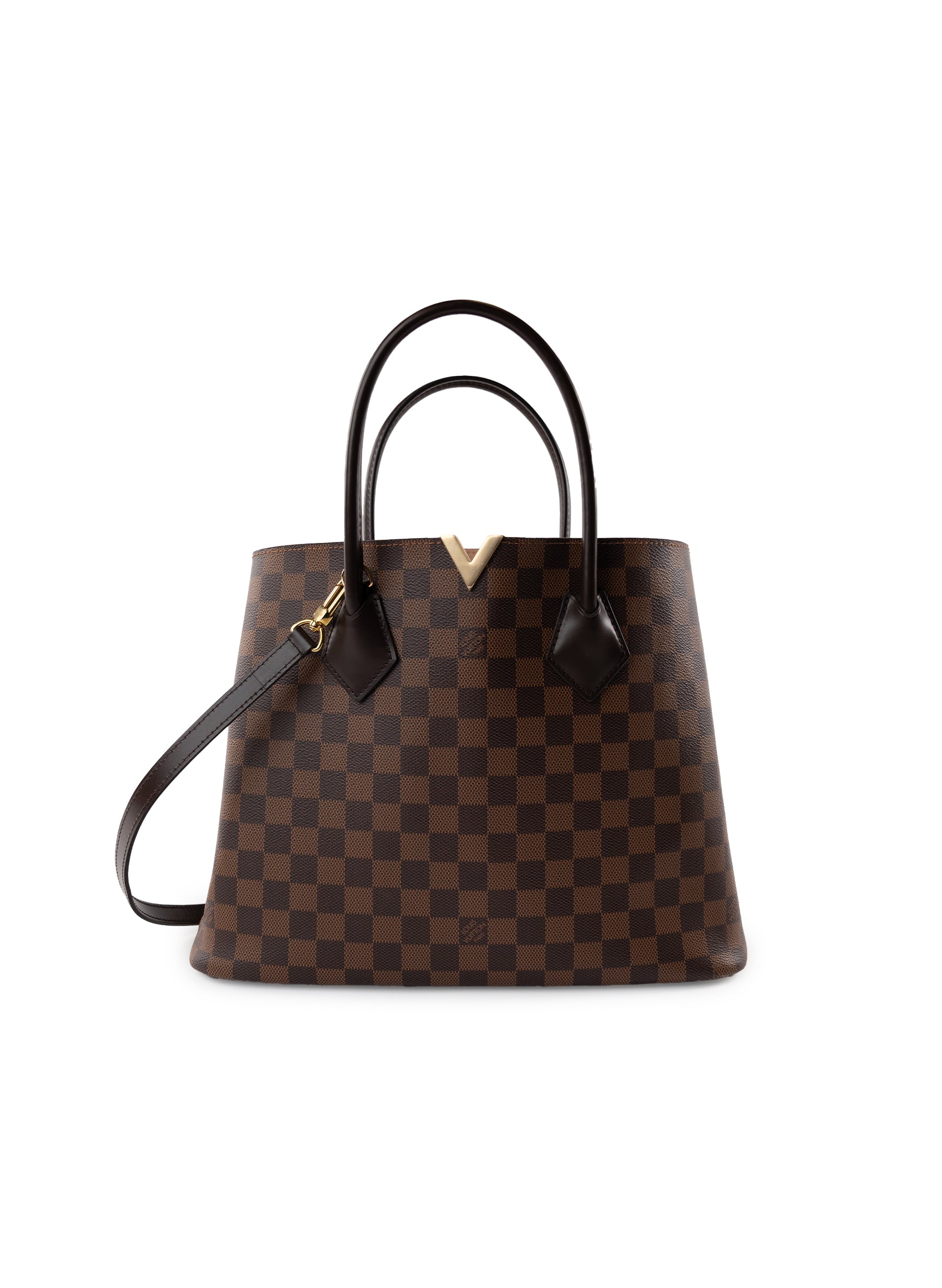 Louis Vuitton Damier Ebene Kensington Handle Bag