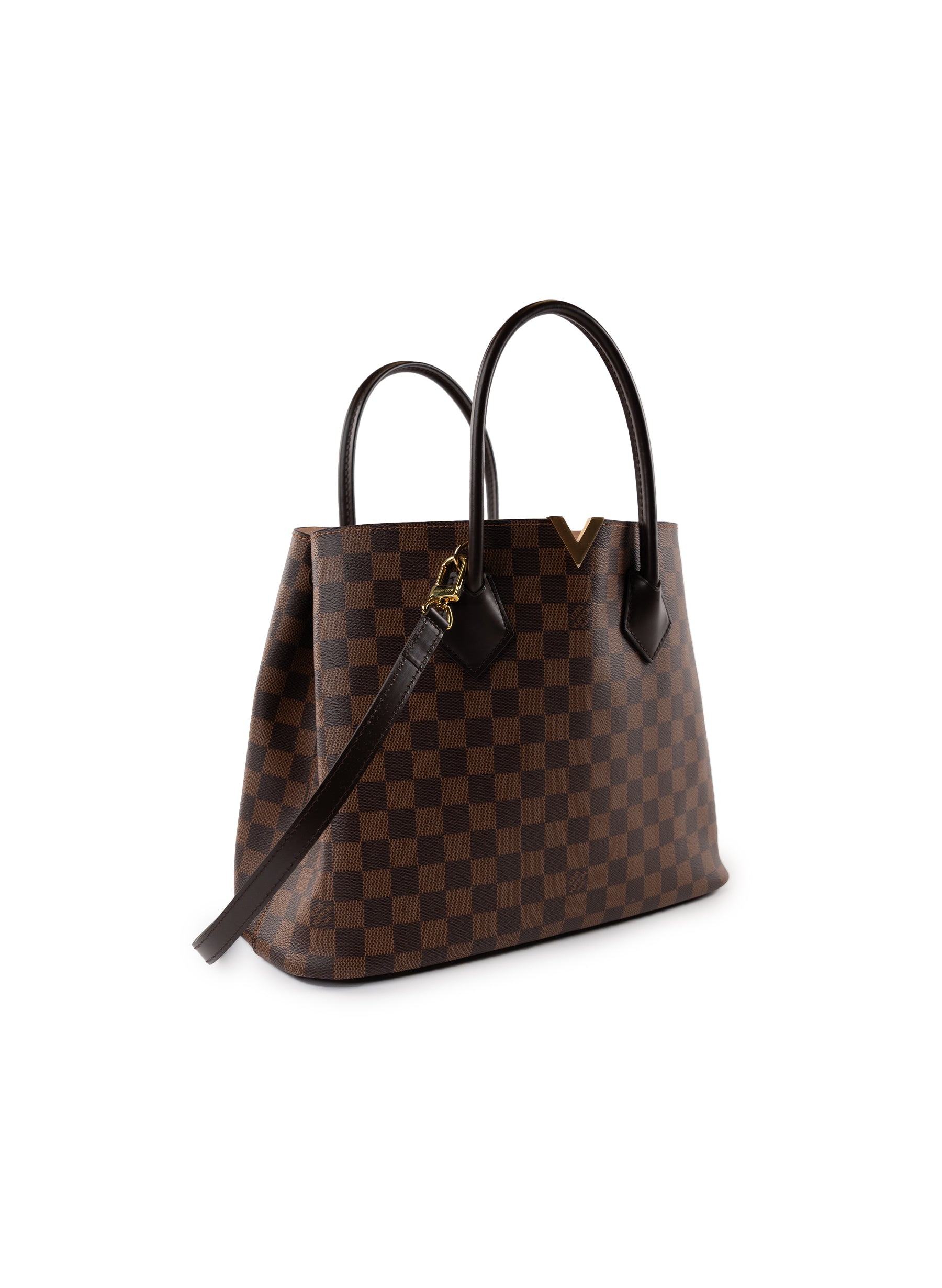 Louis Vuitton Damier Ebene Kensington Handle Bag