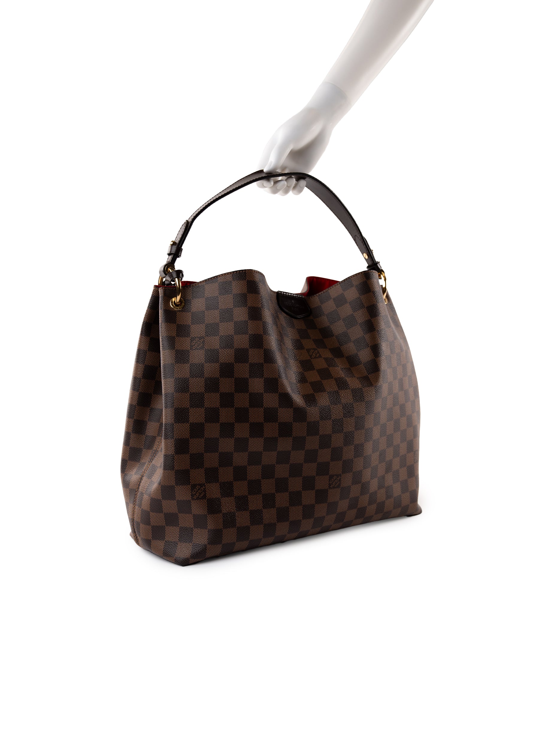 Louis Vuitton Damier Ebene Graceful MM Shoulder Bag