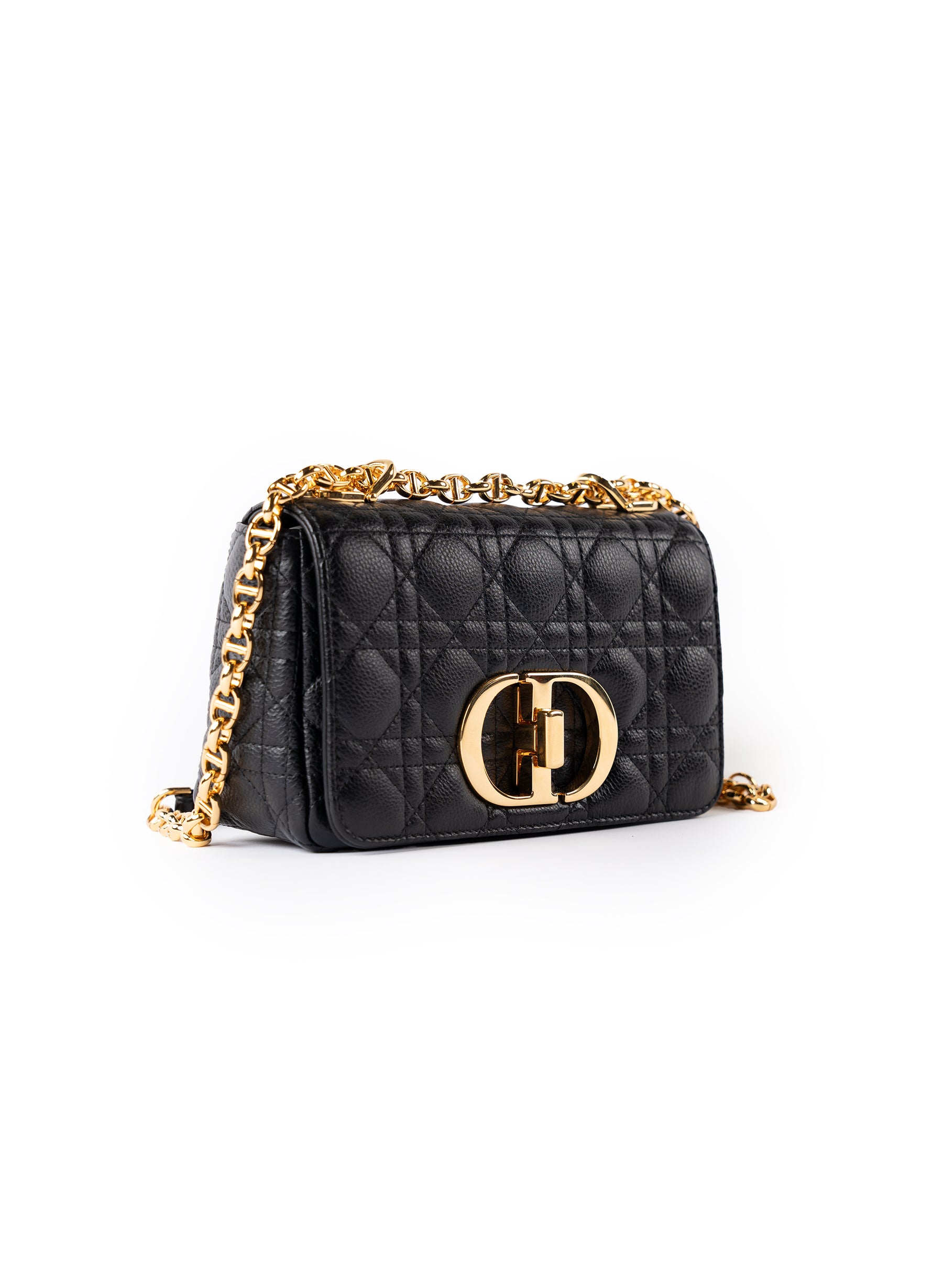 Christian Dior Quilted Cannage Small Caro Bag