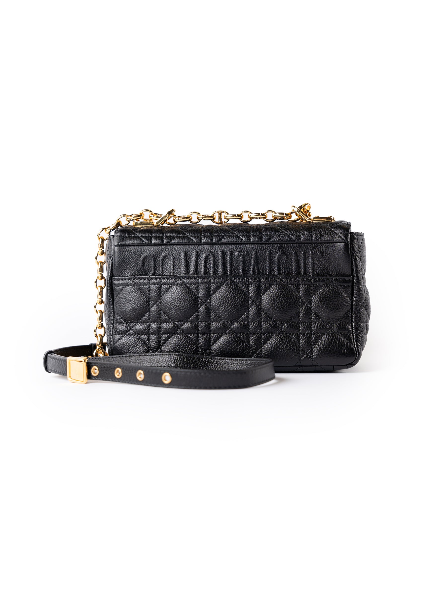 Christian Dior Quilted Cannage Small Caro Bag